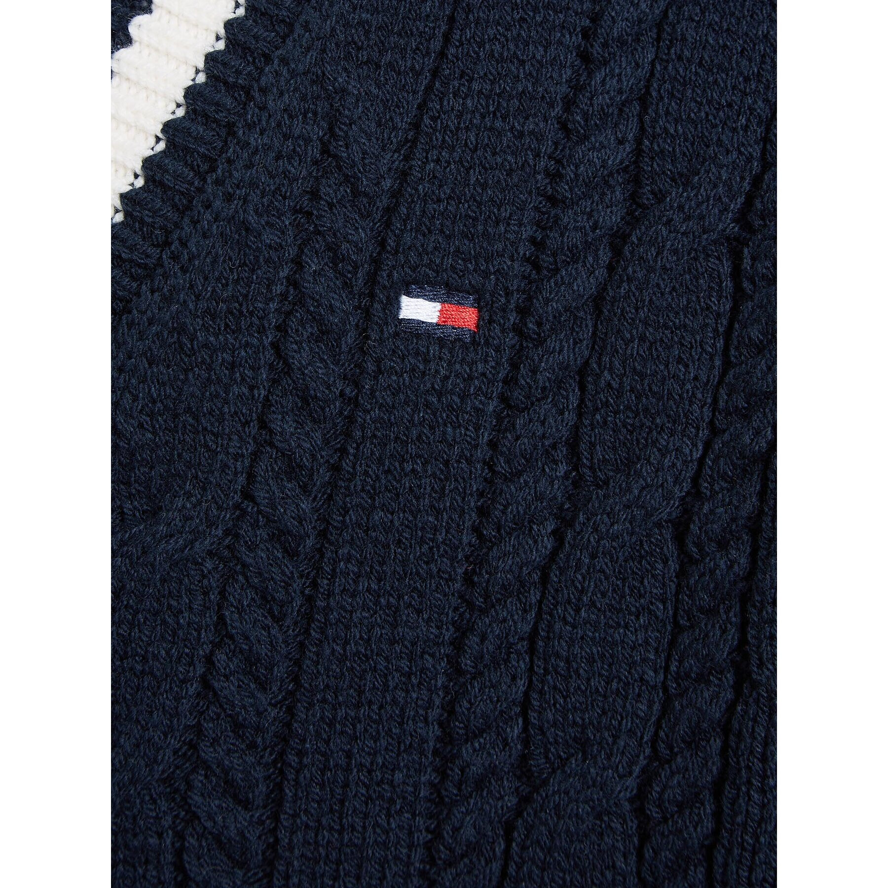 Tommy Hilfiger Cardigan Essential KB0KB08507 Bleumarin Regular Fit - Pled.ro