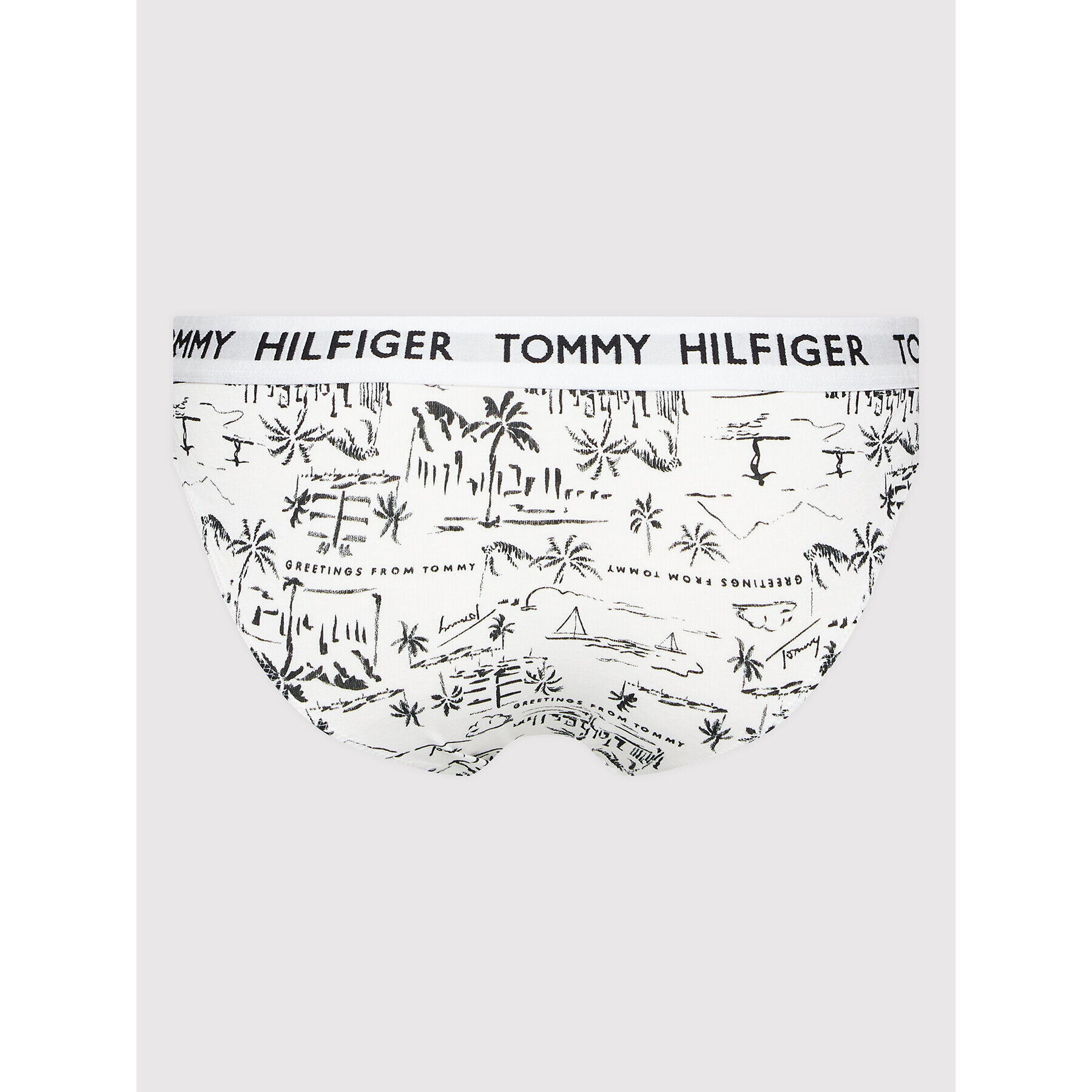 Tommy Hilfiger Chilot brazilian UW0UW02206 Alb - Pled.ro