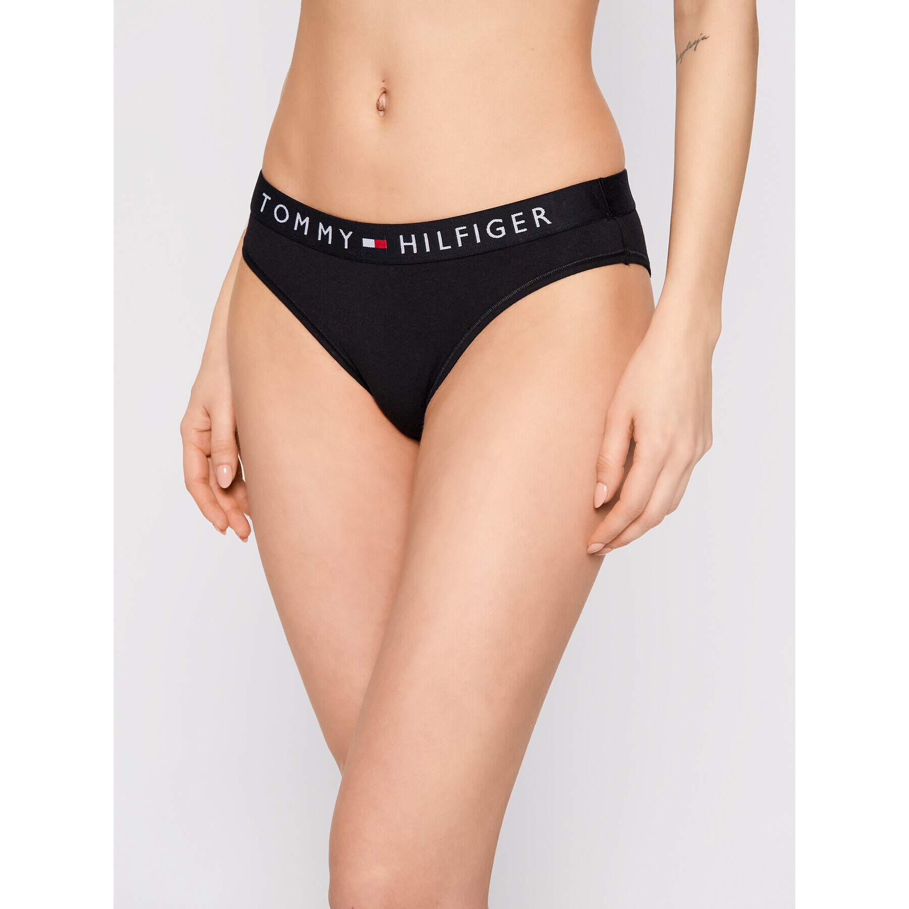 Tommy Hilfiger Chilot clasic Bikini UW0UW01566 Negru - Pled.ro