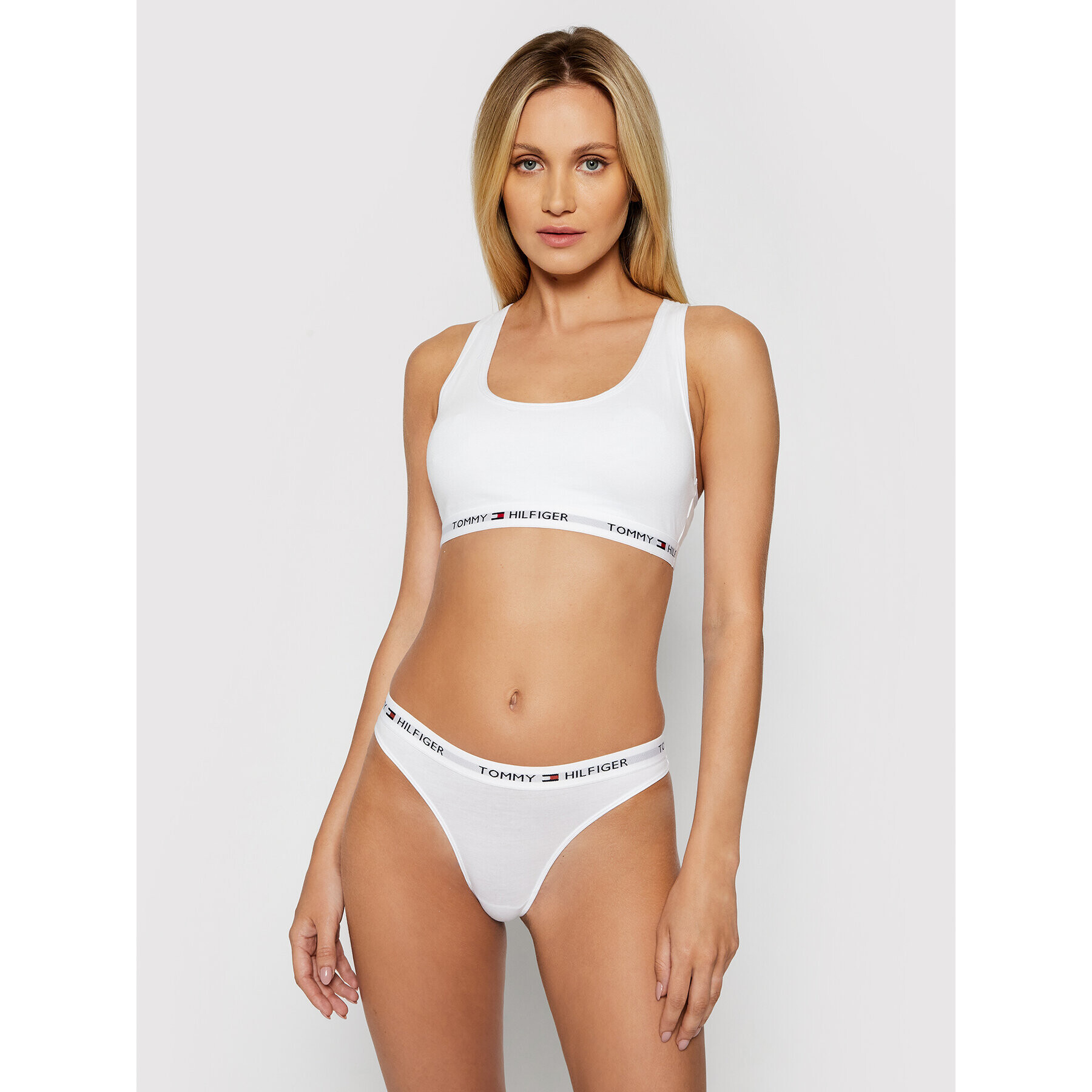 Tommy Hilfiger Chilot tanga 1387906069 Alb - Pled.ro