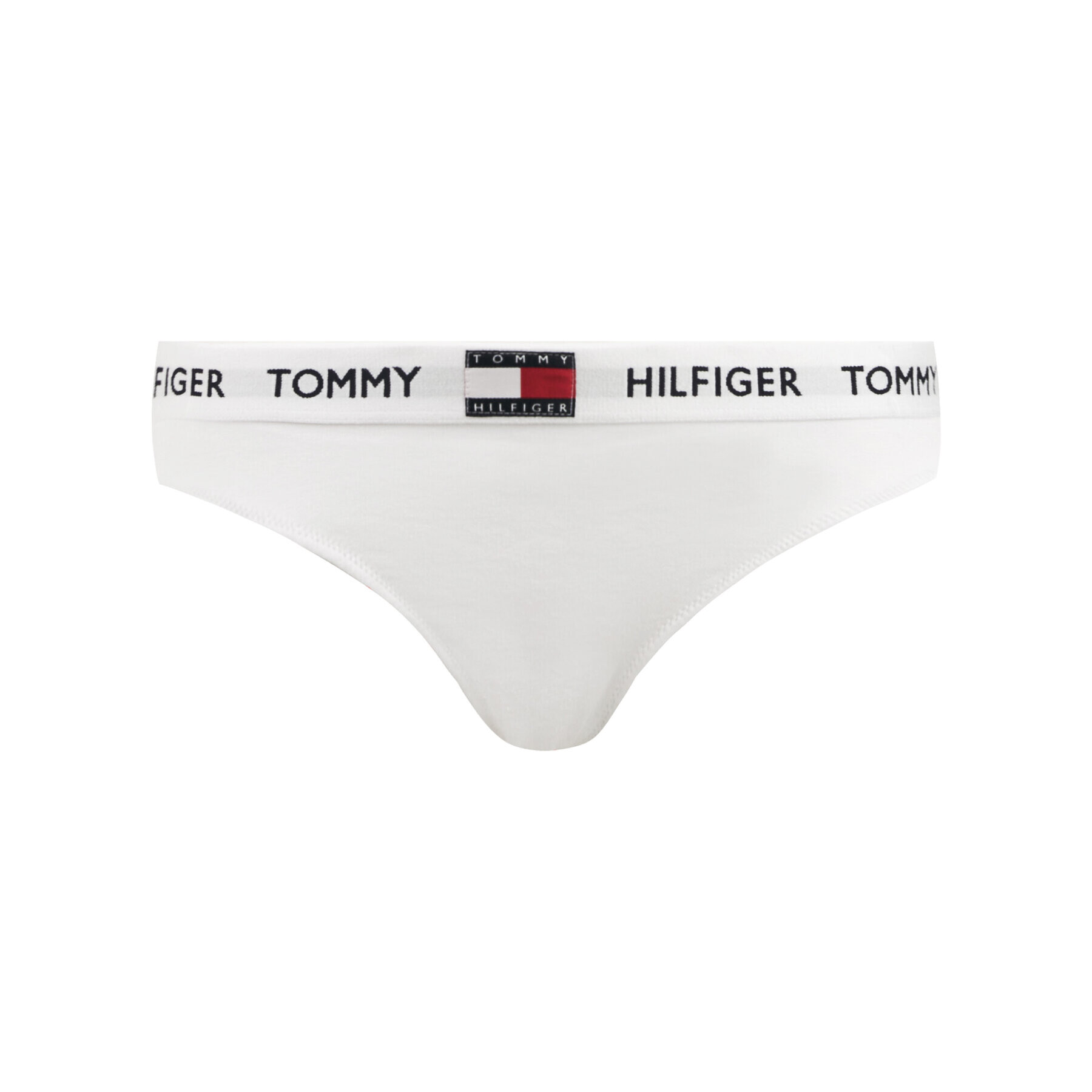 Tommy Hilfiger Chilot tanga UW0UW02198 Alb - Pled.ro