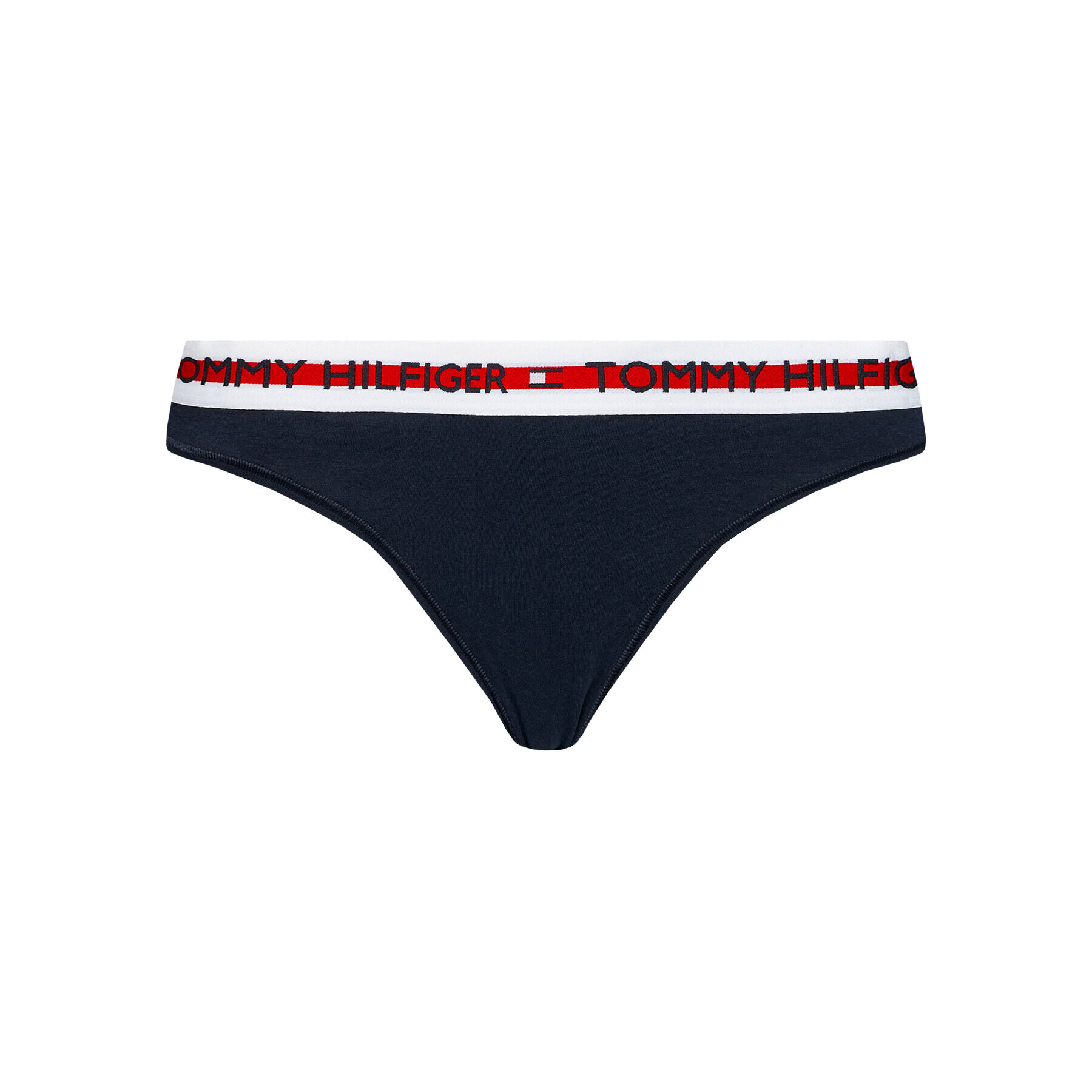 Tommy Hilfiger Chilot tanga UW0UW02458 Bleumarin - Pled.ro