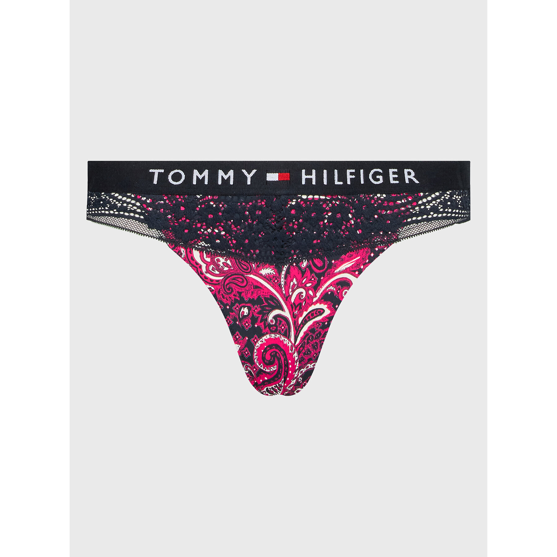 Tommy Hilfiger Chilot tanga UW0UW03987 Roz - Pled.ro