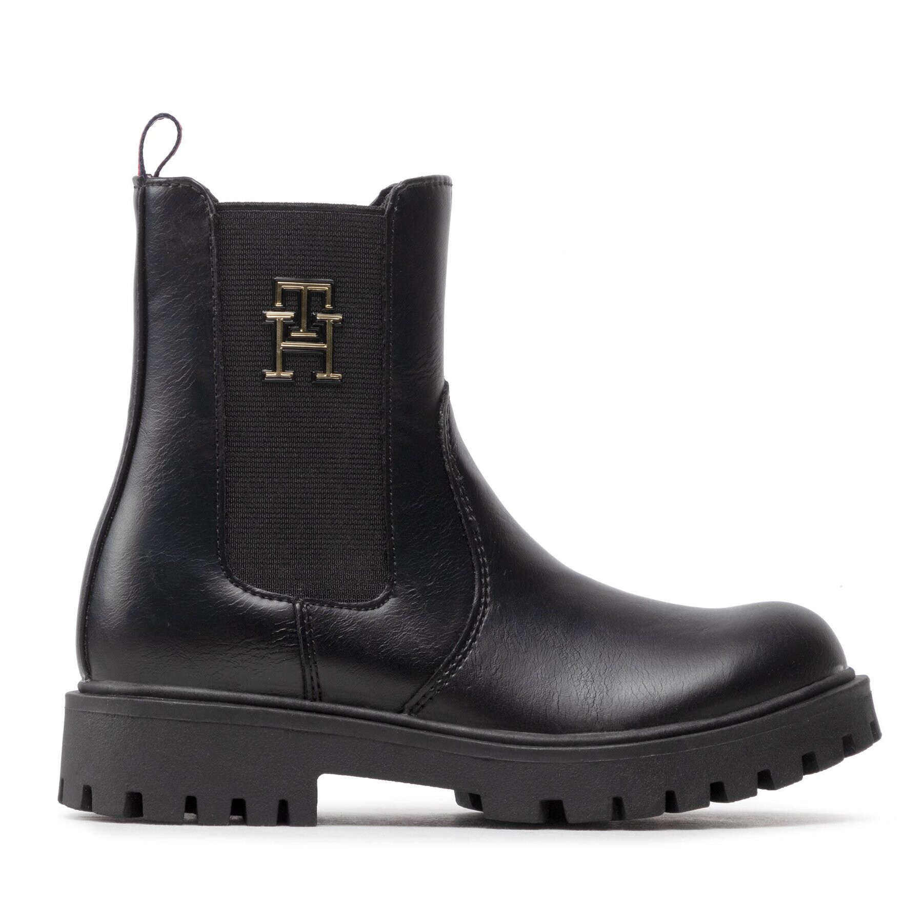 Tommy Hilfiger Cizme Chelsea Boot T3A5-32393-1355 M Negru - Pled.ro