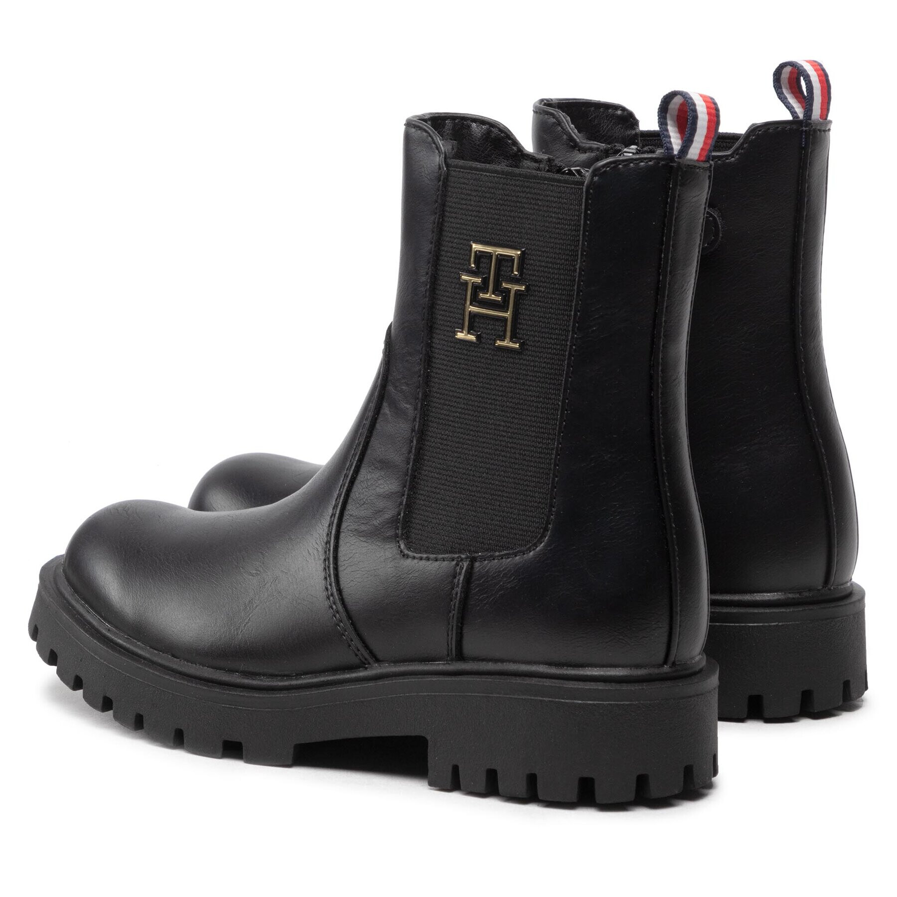 Tommy Hilfiger Cizme Chelsea Boot T3A5-32393-1355 M Negru - Pled.ro