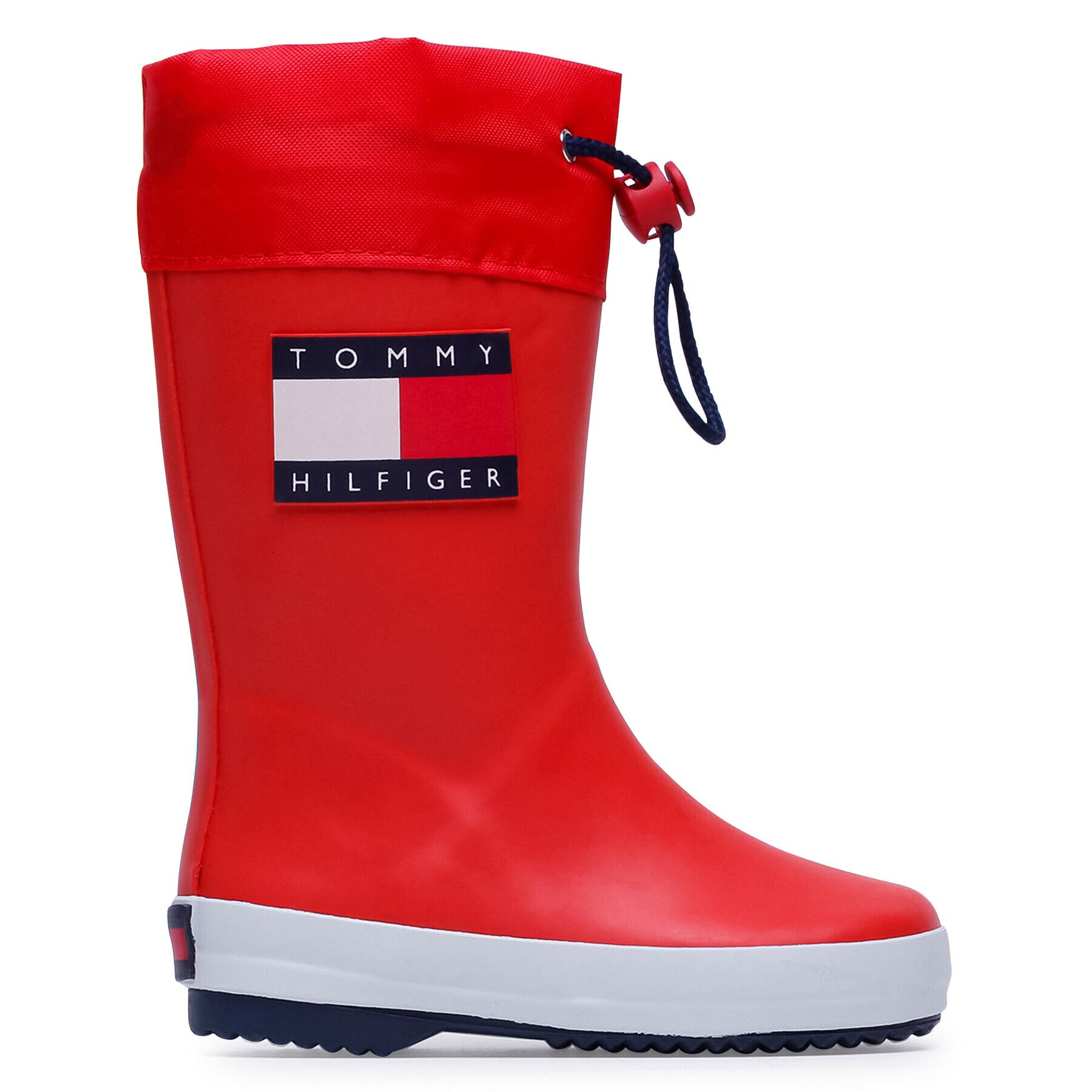 Tommy Hilfiger Cizme de cauciuc Rain Boot T3X6-30766-0047 M Roșu - Pled.ro