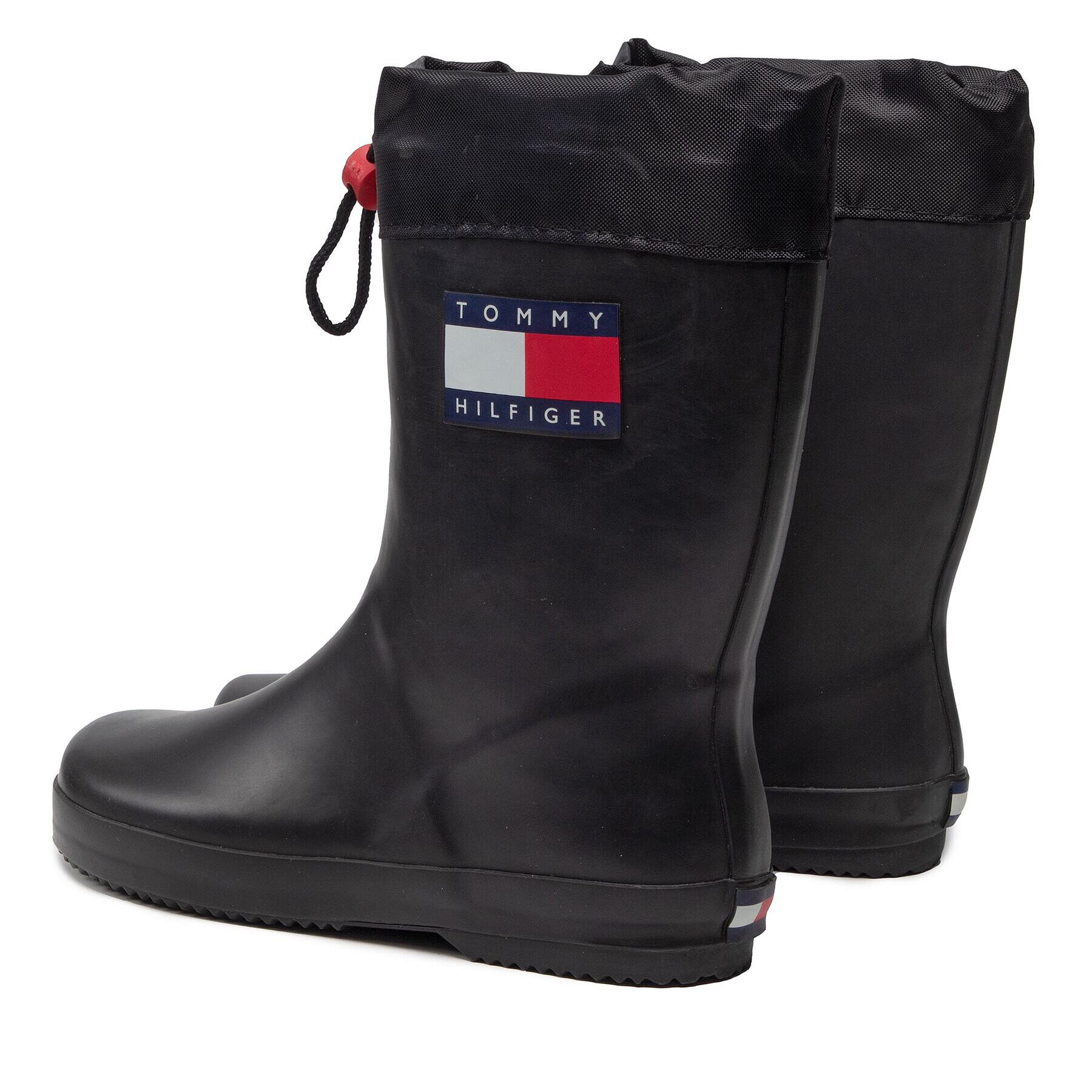 Tommy Hilfiger Cizme de cauciuc Rain Boot T3X6-30766-0047 S Negru - Pled.ro