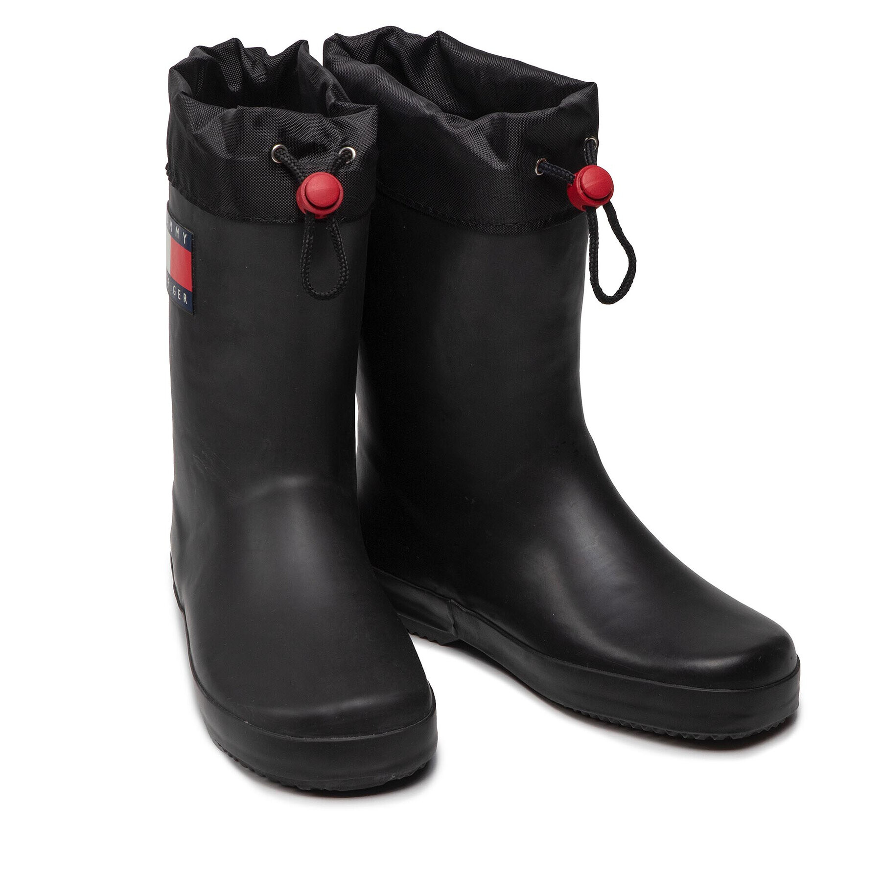 Tommy Hilfiger Cizme de cauciuc Rain Boot T3X6-30766-0047 S Negru - Pled.ro