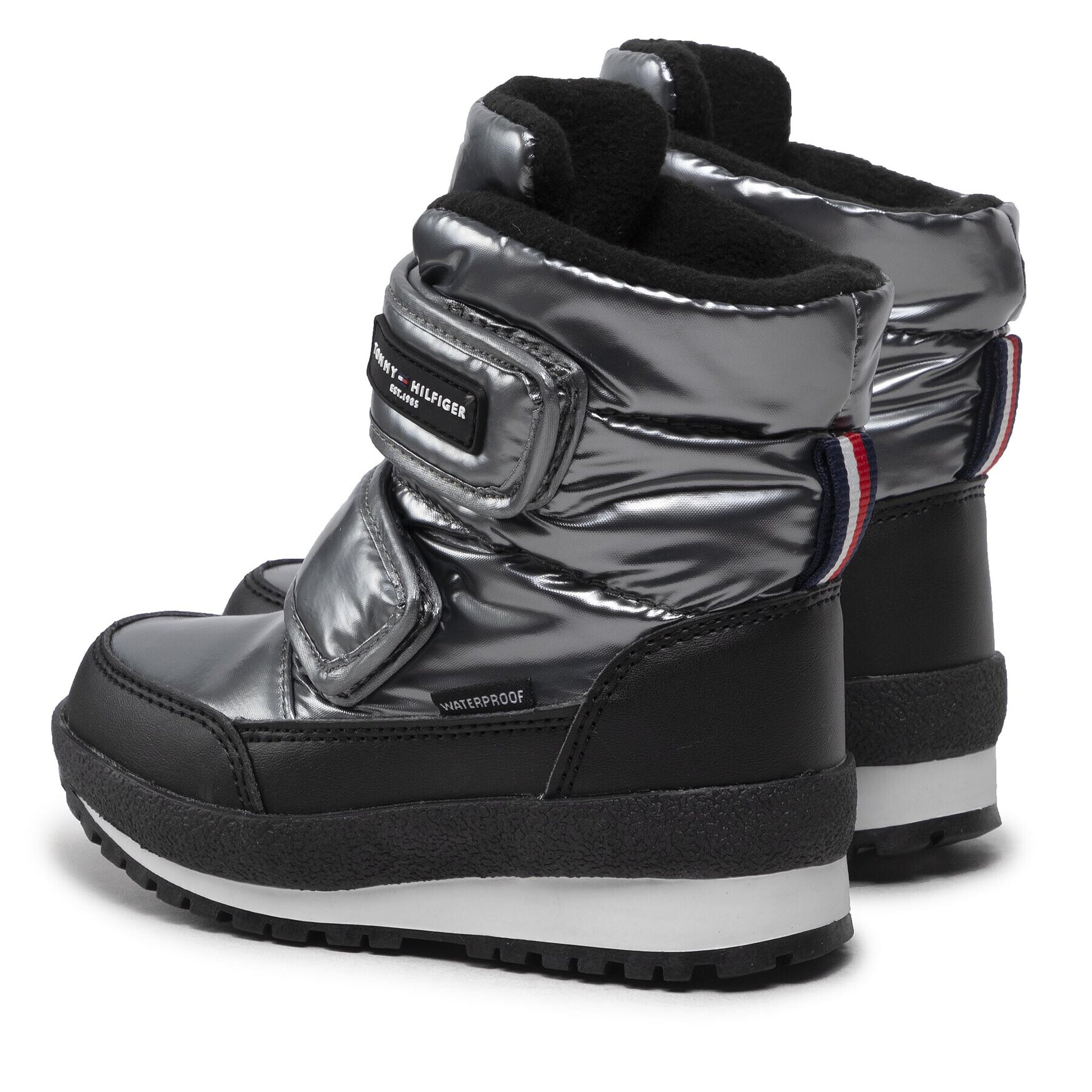 Tommy Hilfiger Cizme de zăpadă Snow Boot T3A5-32434-1485 M Argintiu - Pled.ro