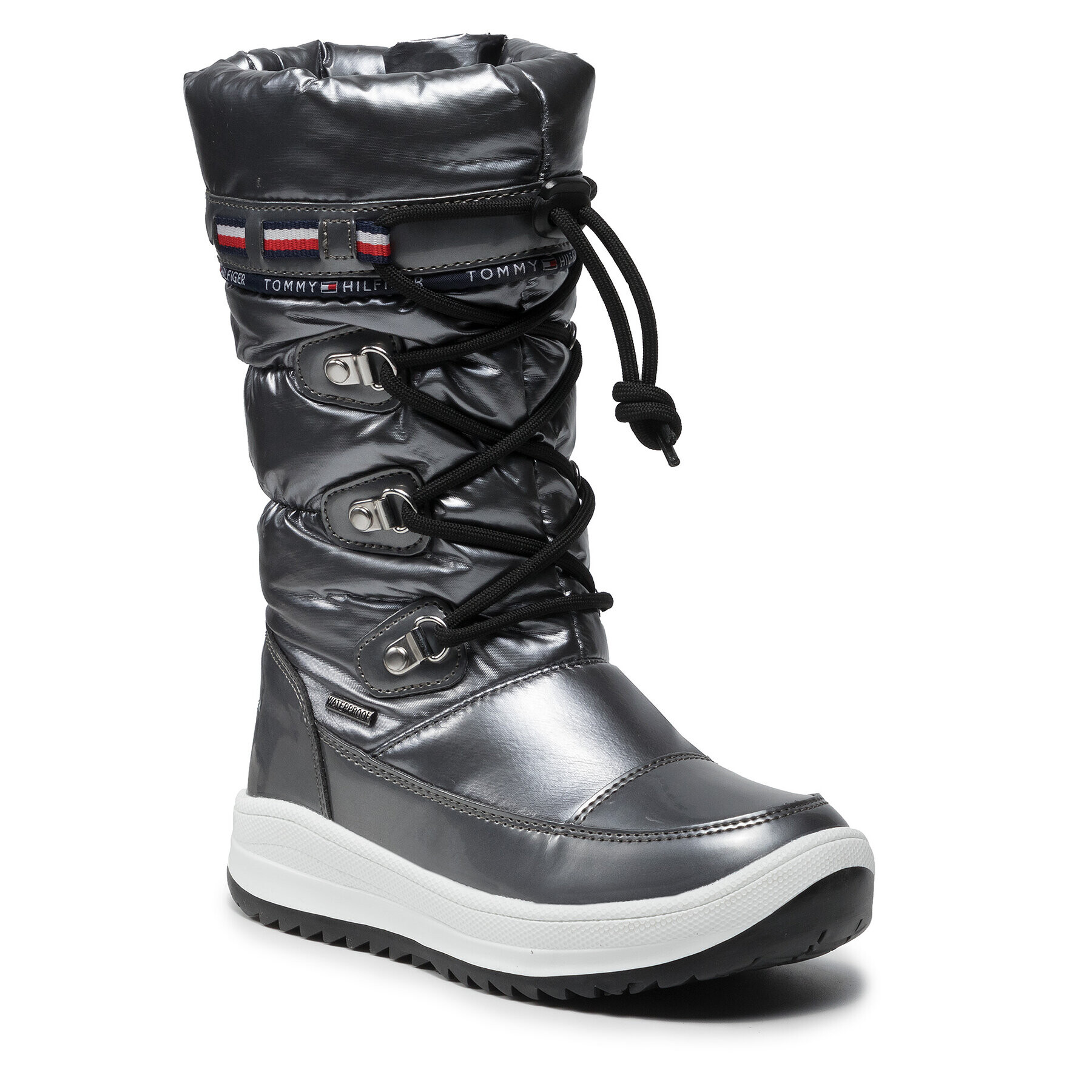 Tommy Hilfiger Cizme de zăpadă Snow Boot T3A6-32035-1240 M Argintiu - Pled.ro