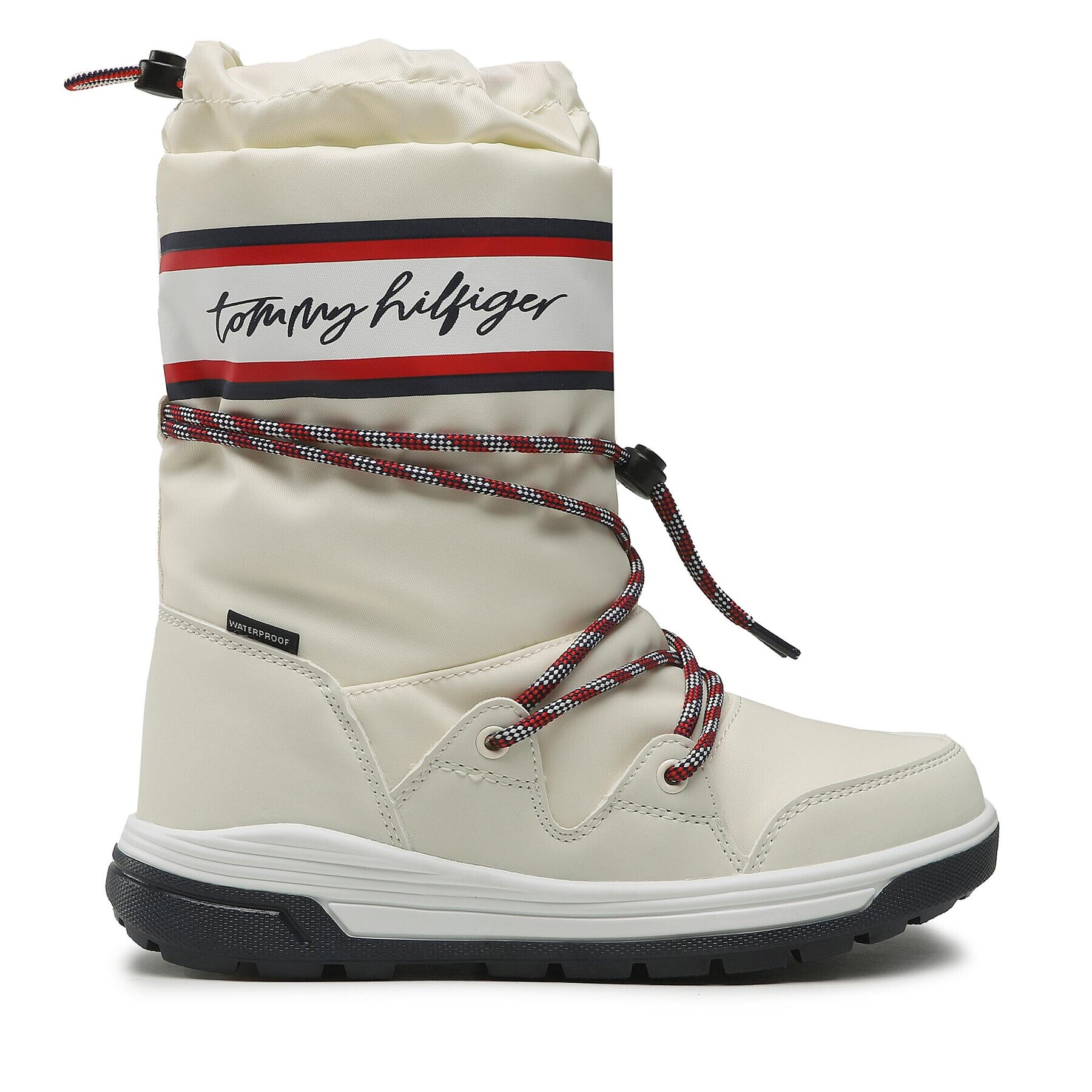 Tommy Hilfiger Cizme de zăpadă Snow Boot T3A6-32436-1485 S Alb - Pled.ro