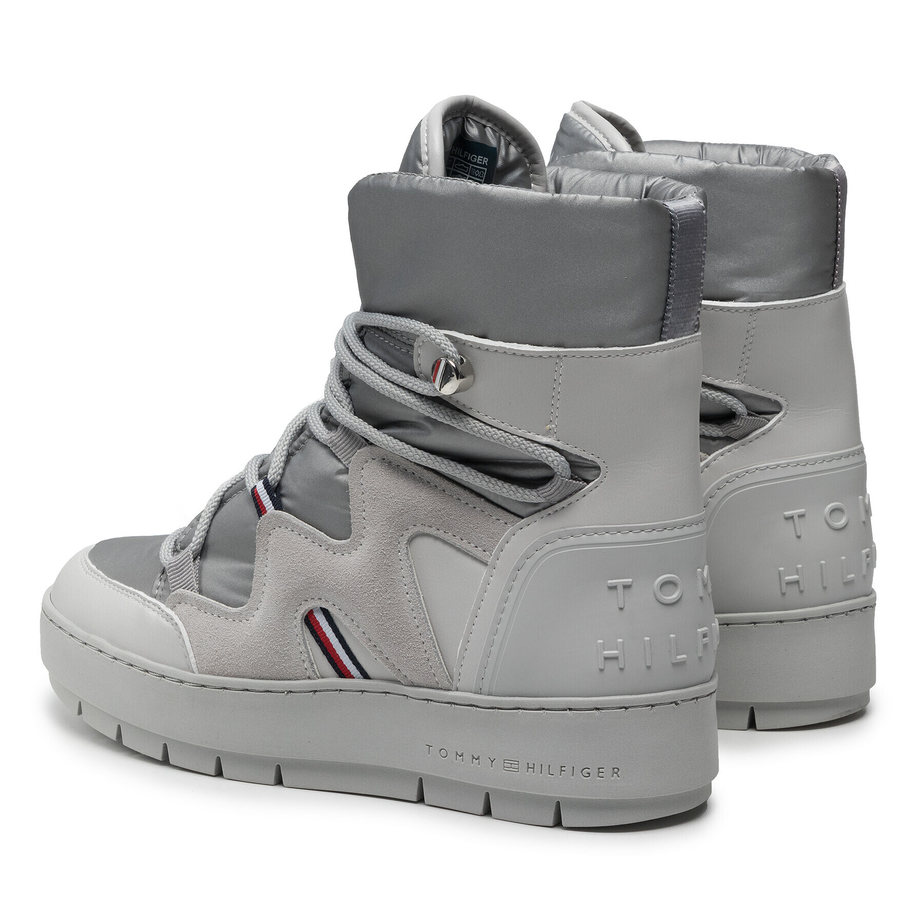 Tommy Hilfiger Cizme de zăpadă Snowboot FW0FW06052 Gri - Pled.ro