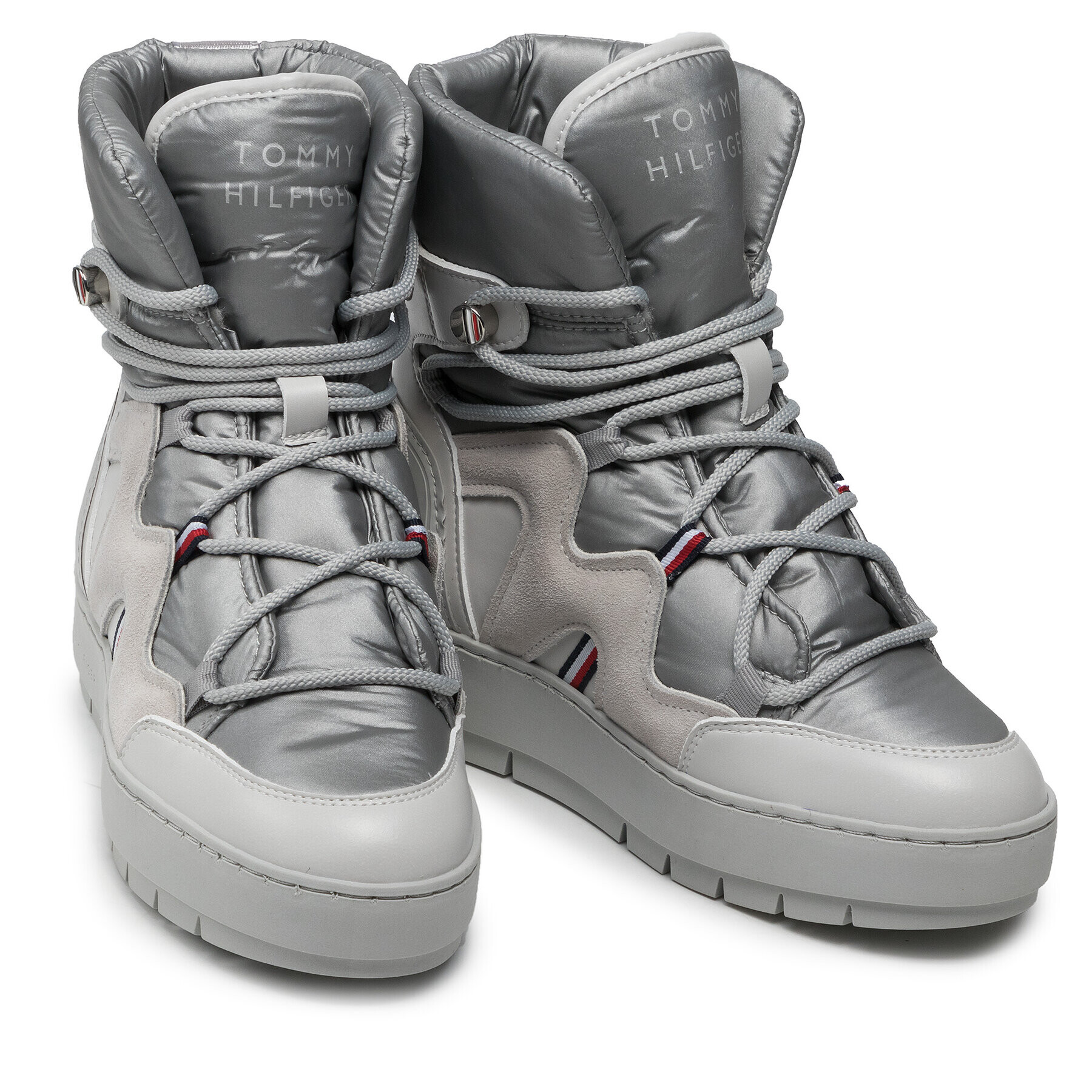 Tommy Hilfiger Cizme de zăpadă Snowboot FW0FW06052 Gri - Pled.ro