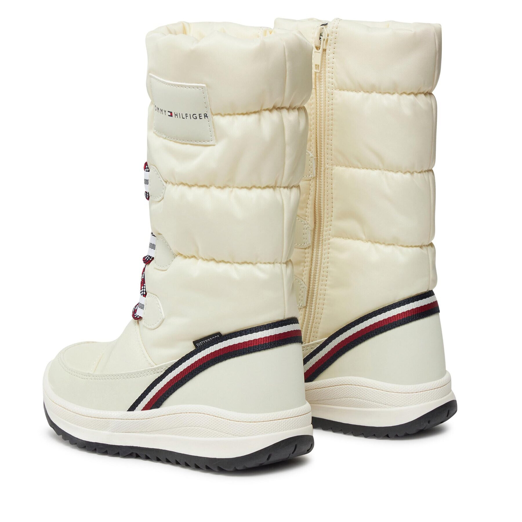 Tommy Hilfiger Cizme de zăpadă T3A6-33070-1485530 M Alb - Pled.ro