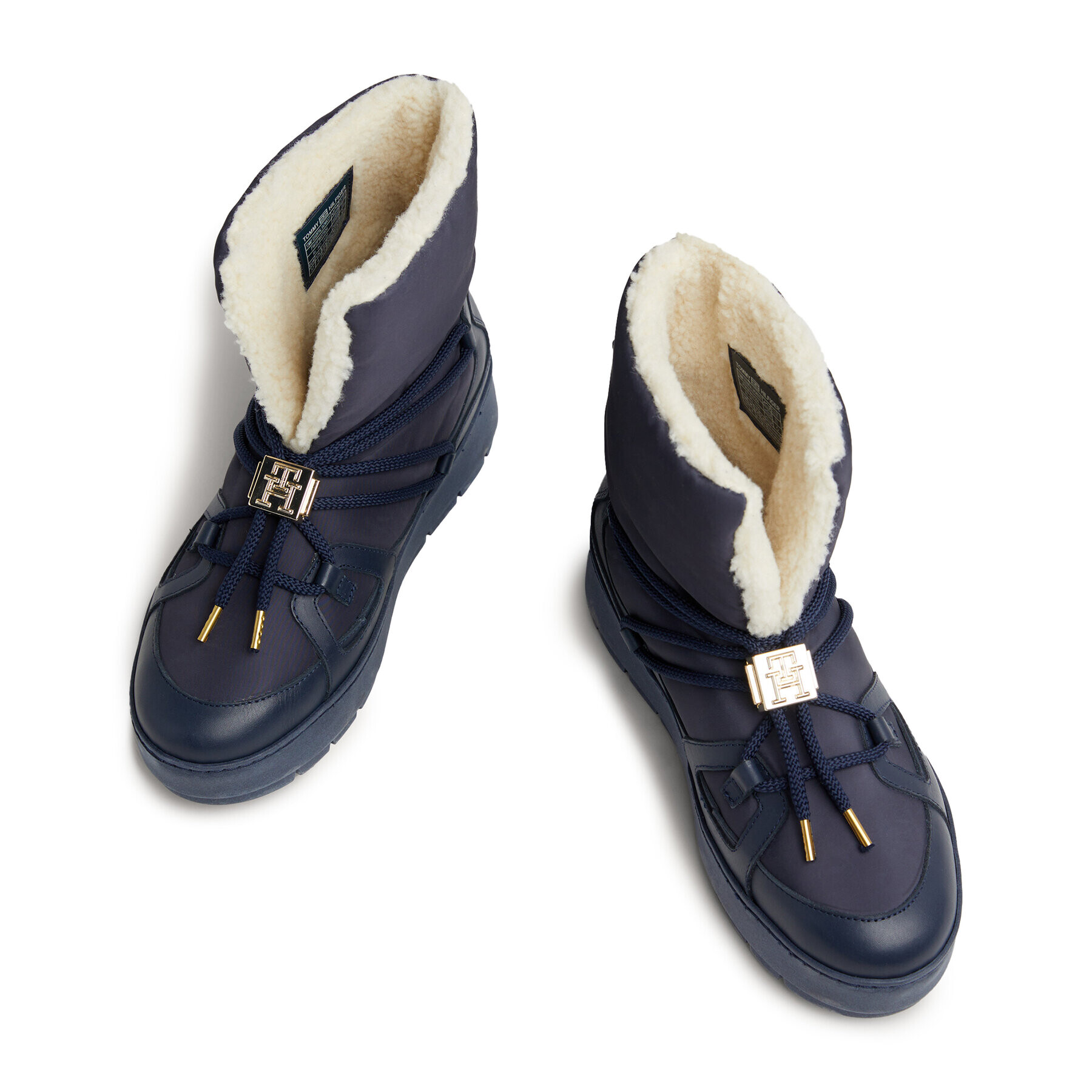 Tommy Hilfiger Cizme de zăpadă Tommy Essential Snowboot FW0FW07504 Albastru - Pled.ro