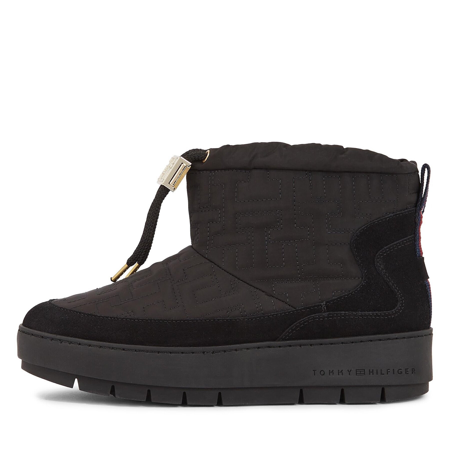 Tommy Hilfiger Cizme de zăpadă Tommy Monogram Snowboot FW0FW07637 Negru - Pled.ro