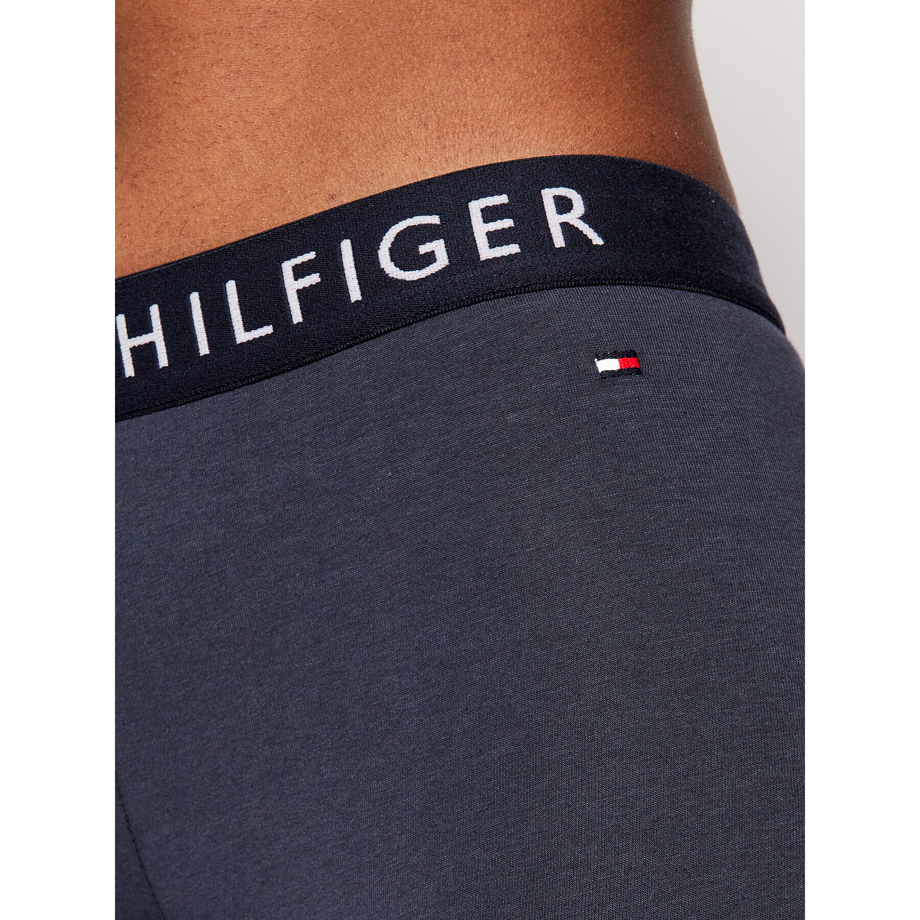 Tommy Hilfiger Colanți UW0UW01646 Bleumarin Slim Fit - Pled.ro