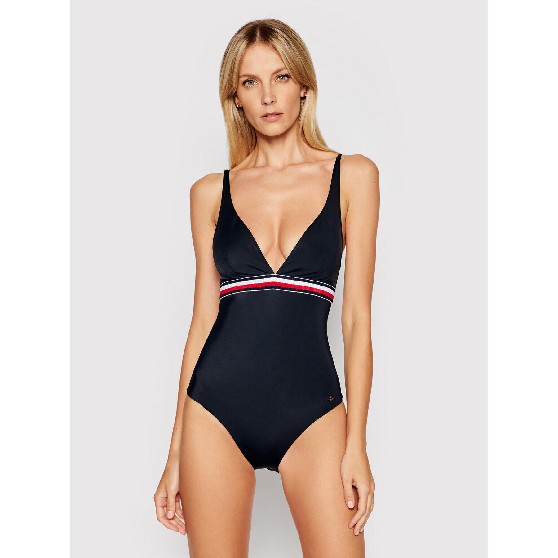 Tommy Hilfiger Costum de baie Plunge-Rp UW0UW02700 Bleumarin - Pled.ro