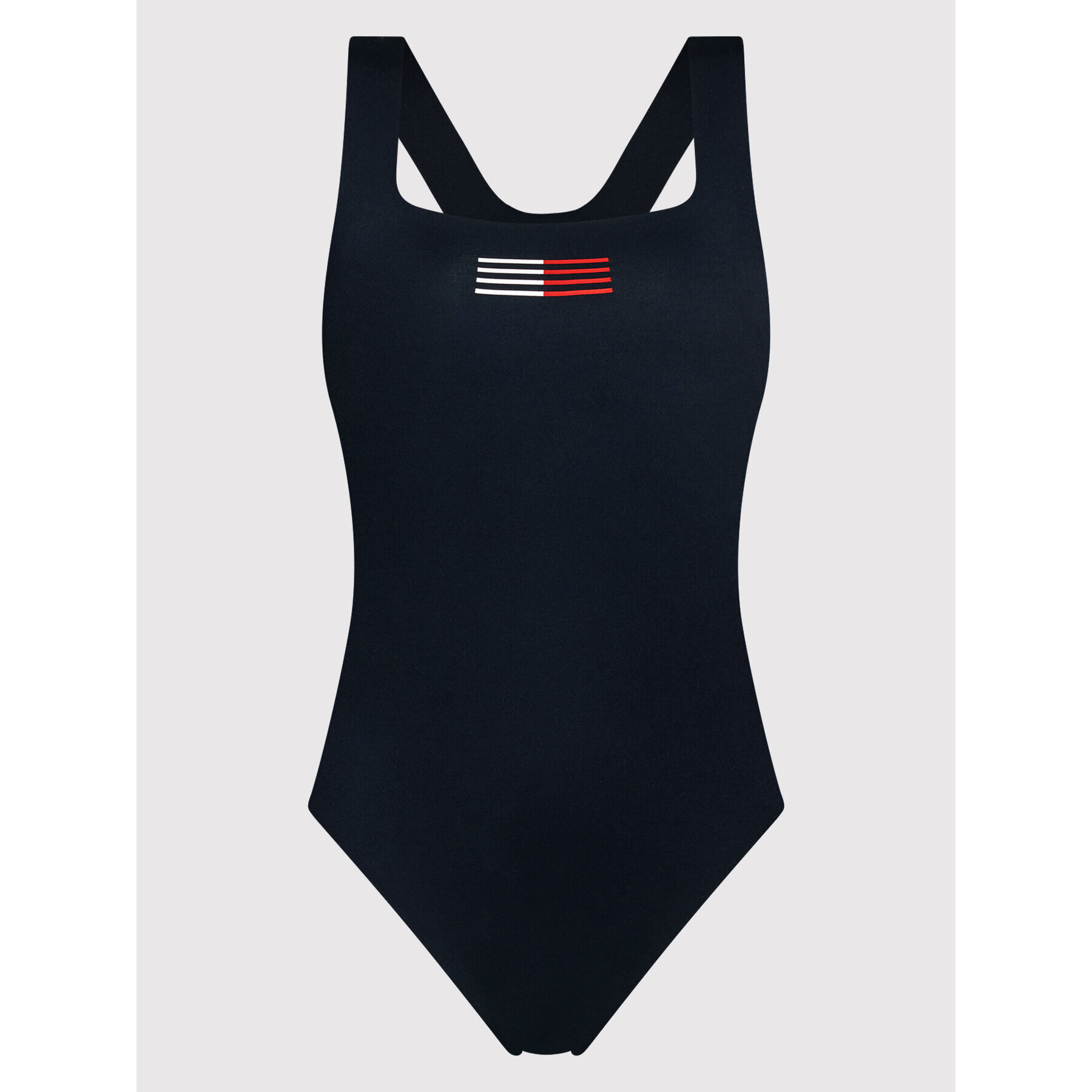 Tommy Hilfiger Costum de baie Racerback One Pice UW0UW03453 Bleumarin - Pled.ro