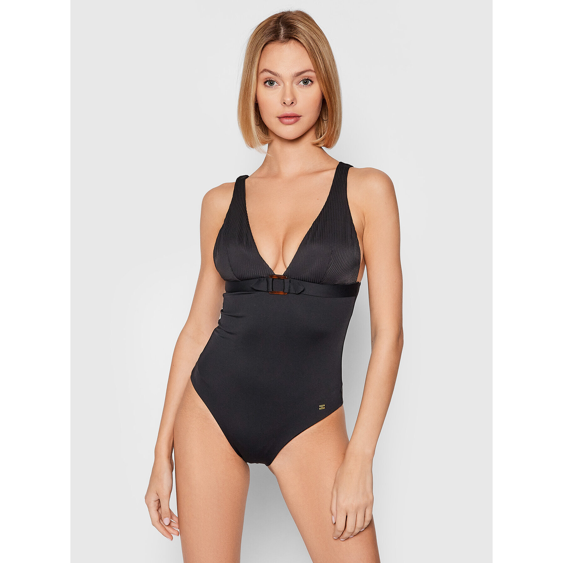 Tommy Hilfiger Costum de baie UW0UW03118 Negru - Pled.ro