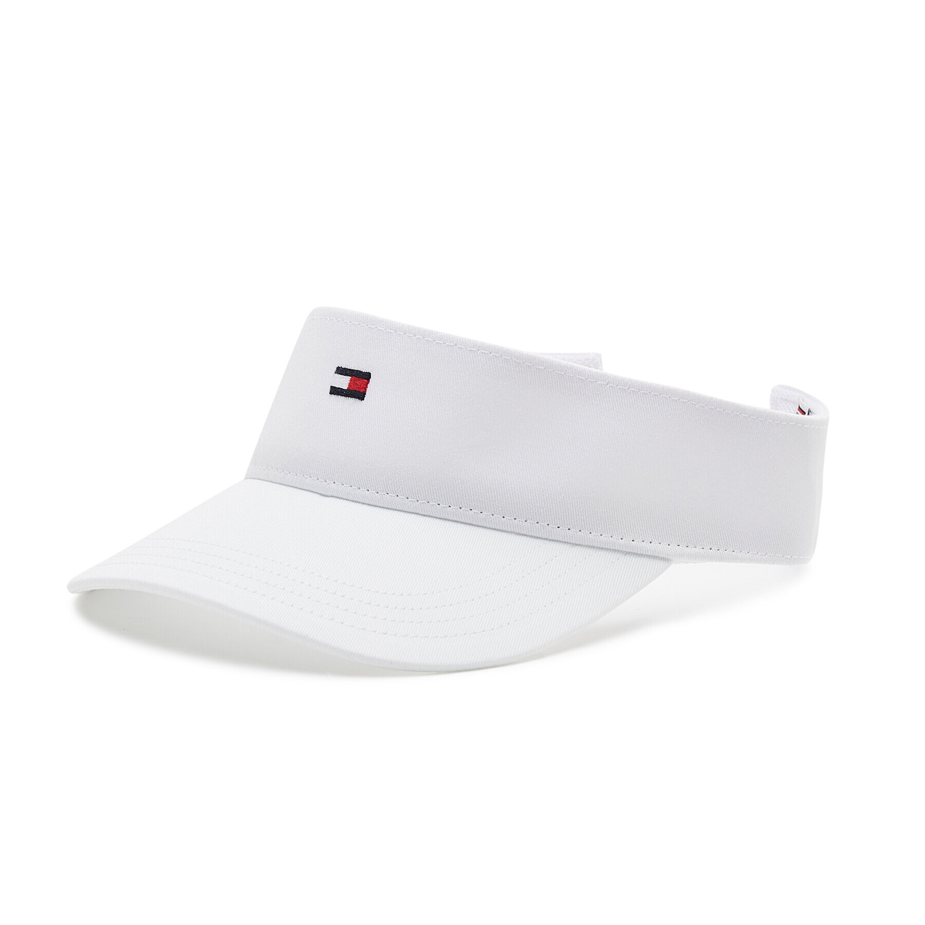 Tommy Hilfiger Cozoroc Small Flag Visor AU0AU01473 Alb - Pled.ro