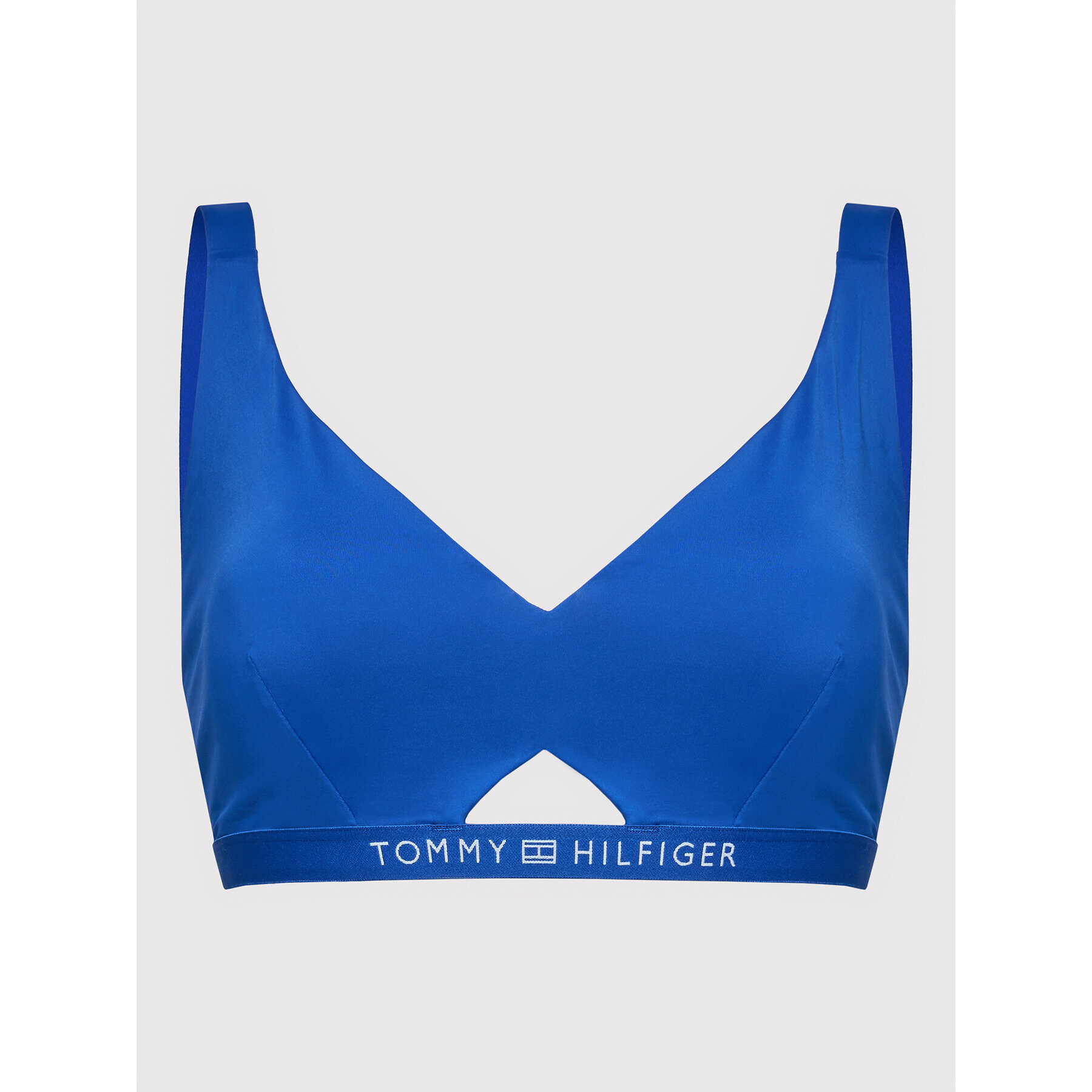 Tommy Hilfiger Curve Bikini partea de sus UW0UW03363 Albastru - Pled.ro