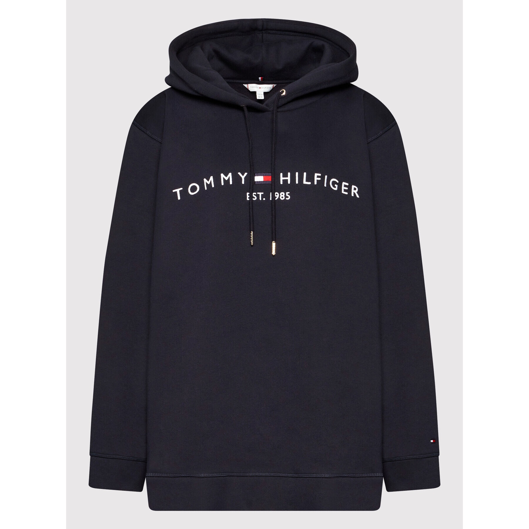 Tommy Hilfiger Curve Bluză Essential WW0WW29155 Bleumarin Regular Fit - Pled.ro