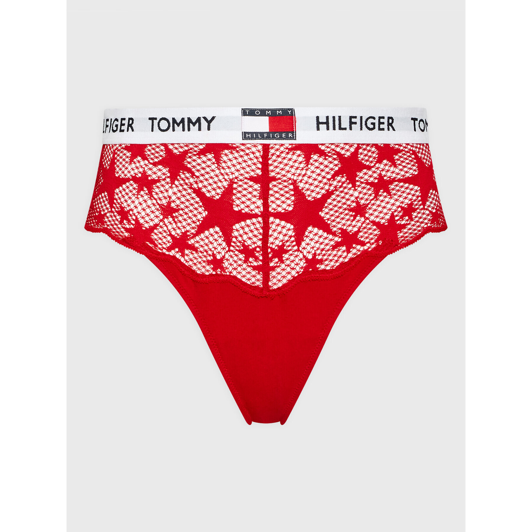 Tommy Hilfiger Curve Chilot tanga UW0UW03659 Roșu - Pled.ro