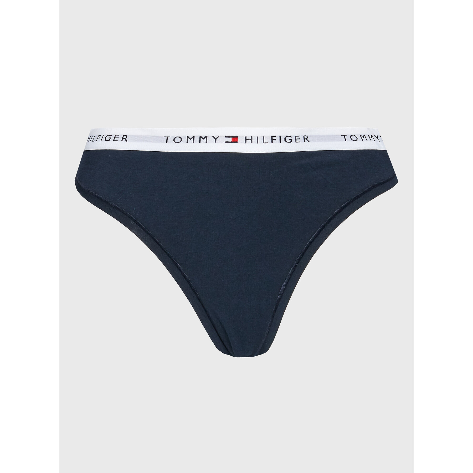 Tommy Hilfiger Curve Chilot tanga UW0UW04017 Bleumarin - Pled.ro