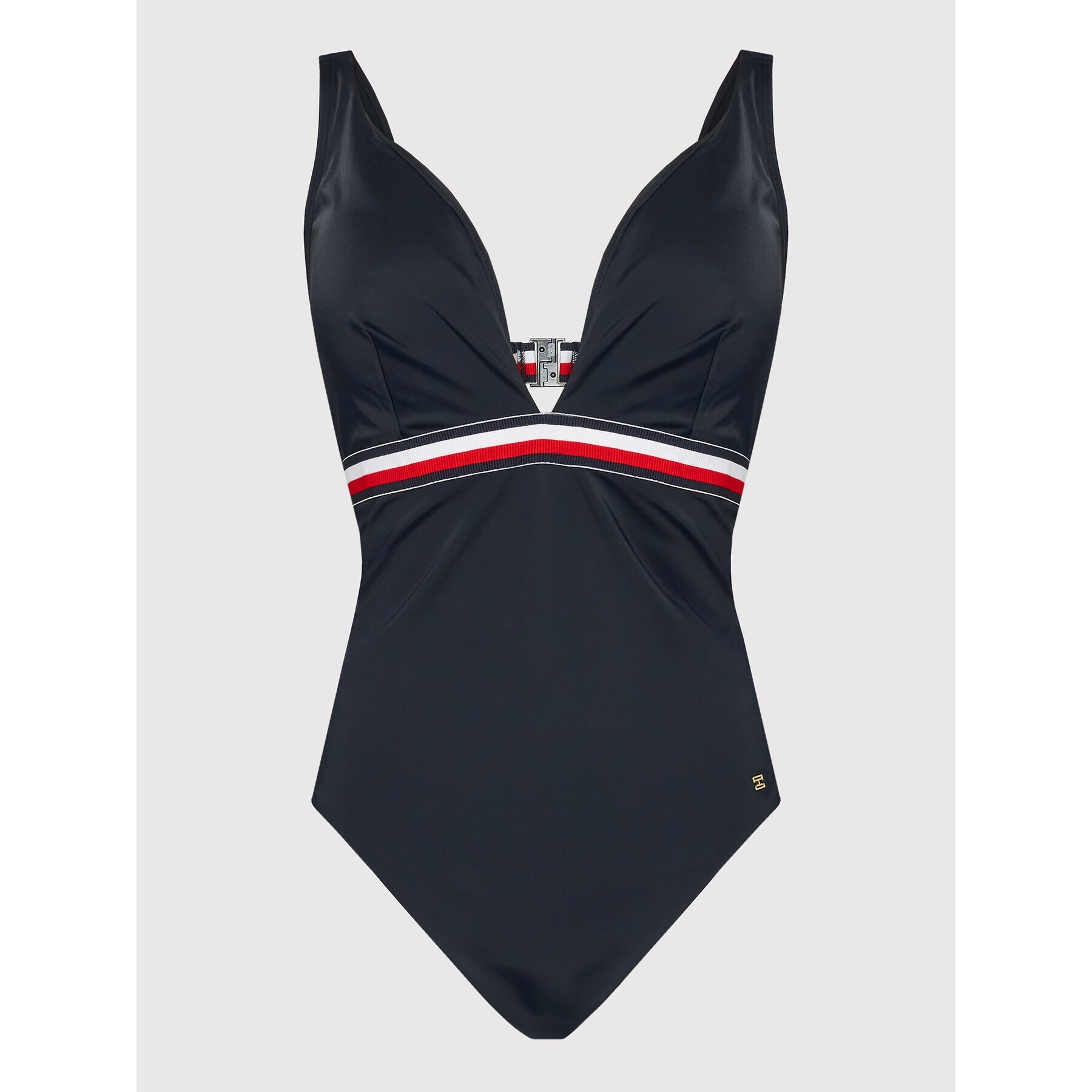 Tommy Hilfiger Curve Costum de baie UW0UW03436 Bleumarin - Pled.ro