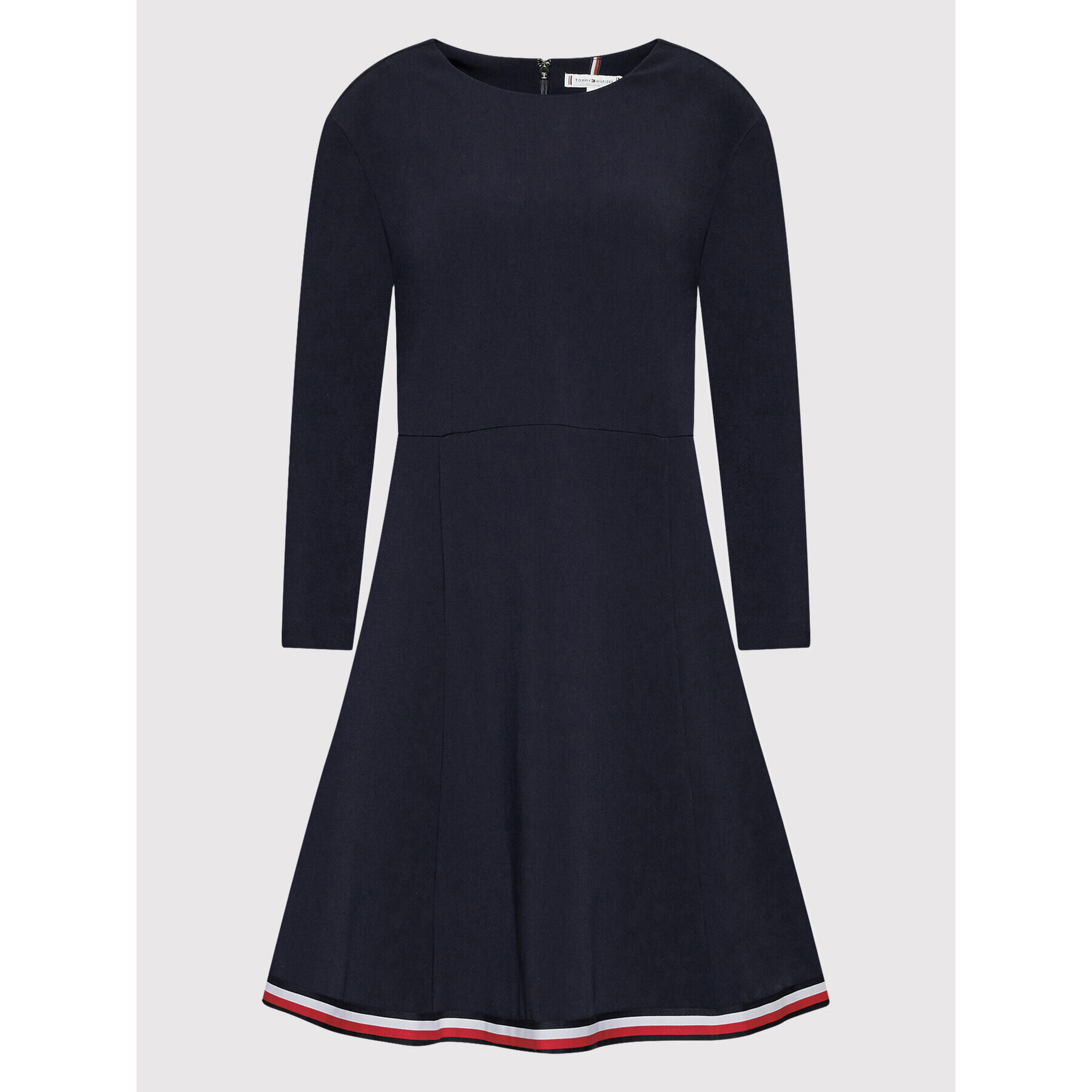 Tommy Hilfiger Curve Rochie de zi Cry Angela WW0WW36438 Bleumarin Regular Fit - Pled.ro