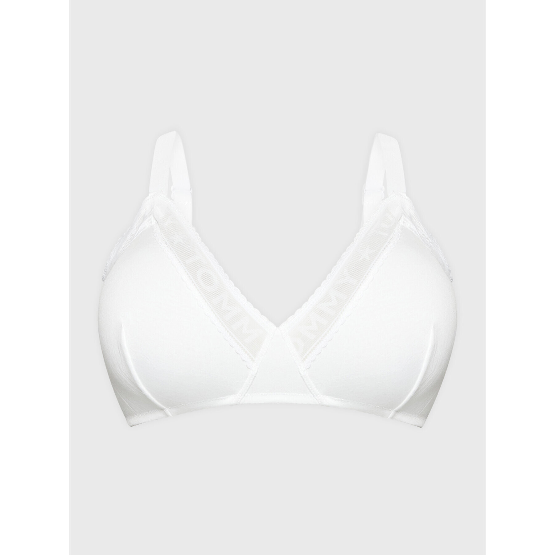 Tommy Hilfiger Curve Sutien Bralette UW0UW03519 Alb - Pled.ro