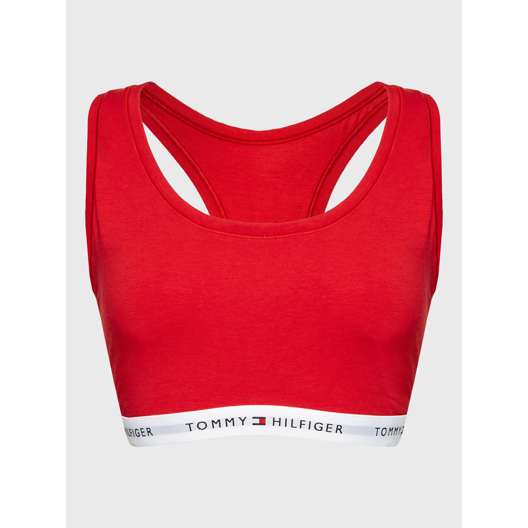 Tommy Hilfiger Curve Sutien top UW0UW04002 Roșu - Pled.ro