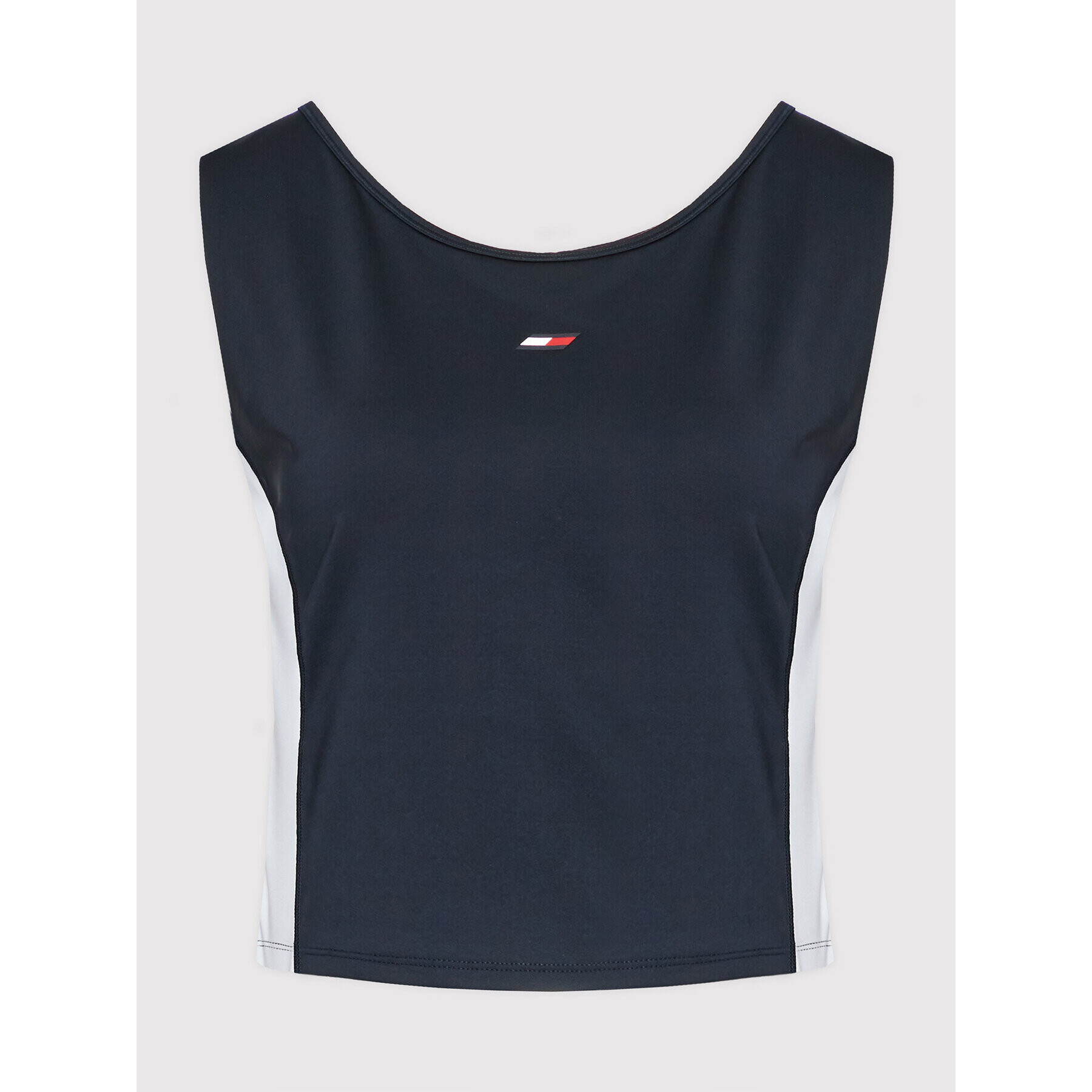 Tommy Hilfiger Curve Top S10S101400 Bleumarin Slim Fit - Pled.ro