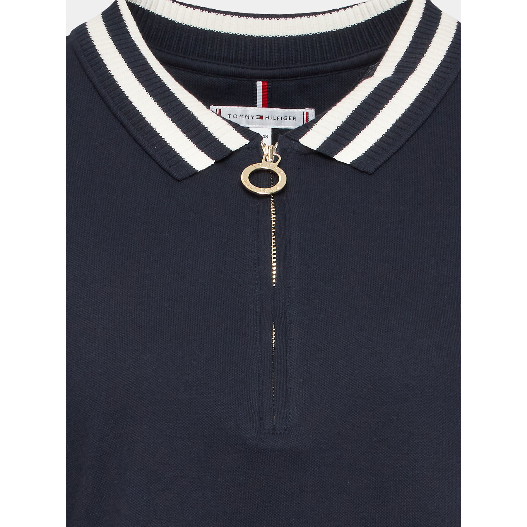 Tommy Hilfiger Curve Tricou polo WW0WW39277 Bleumarin Slim Fit - Pled.ro