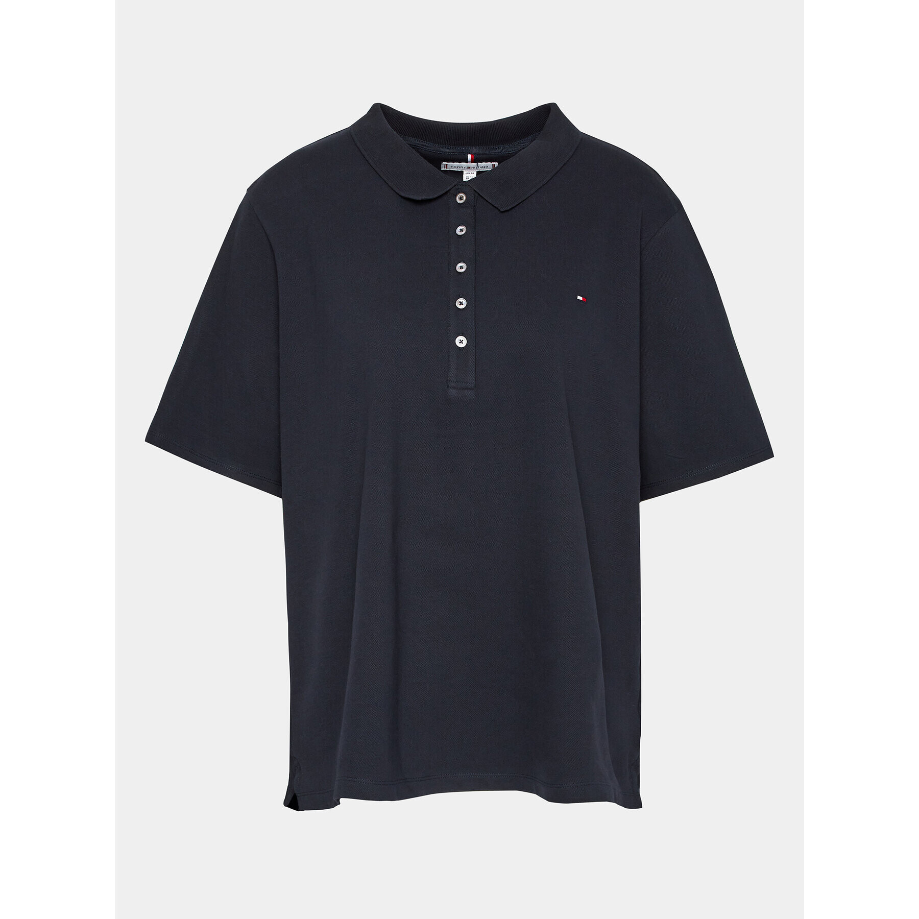 Tommy Hilfiger Curve Tricou polo WW0WW39597 Bleumarin Regular Fit - Pled.ro