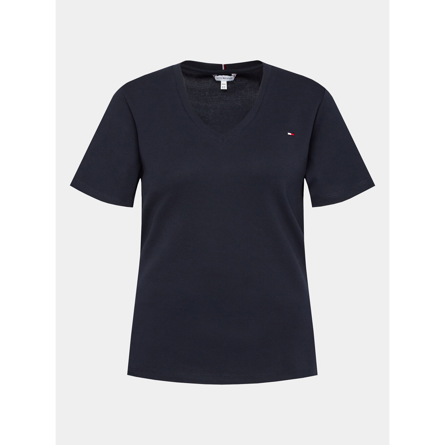 Tommy Hilfiger Curve Tricou WW0WW39244 Bleumarin Regular Fit - Pled.ro