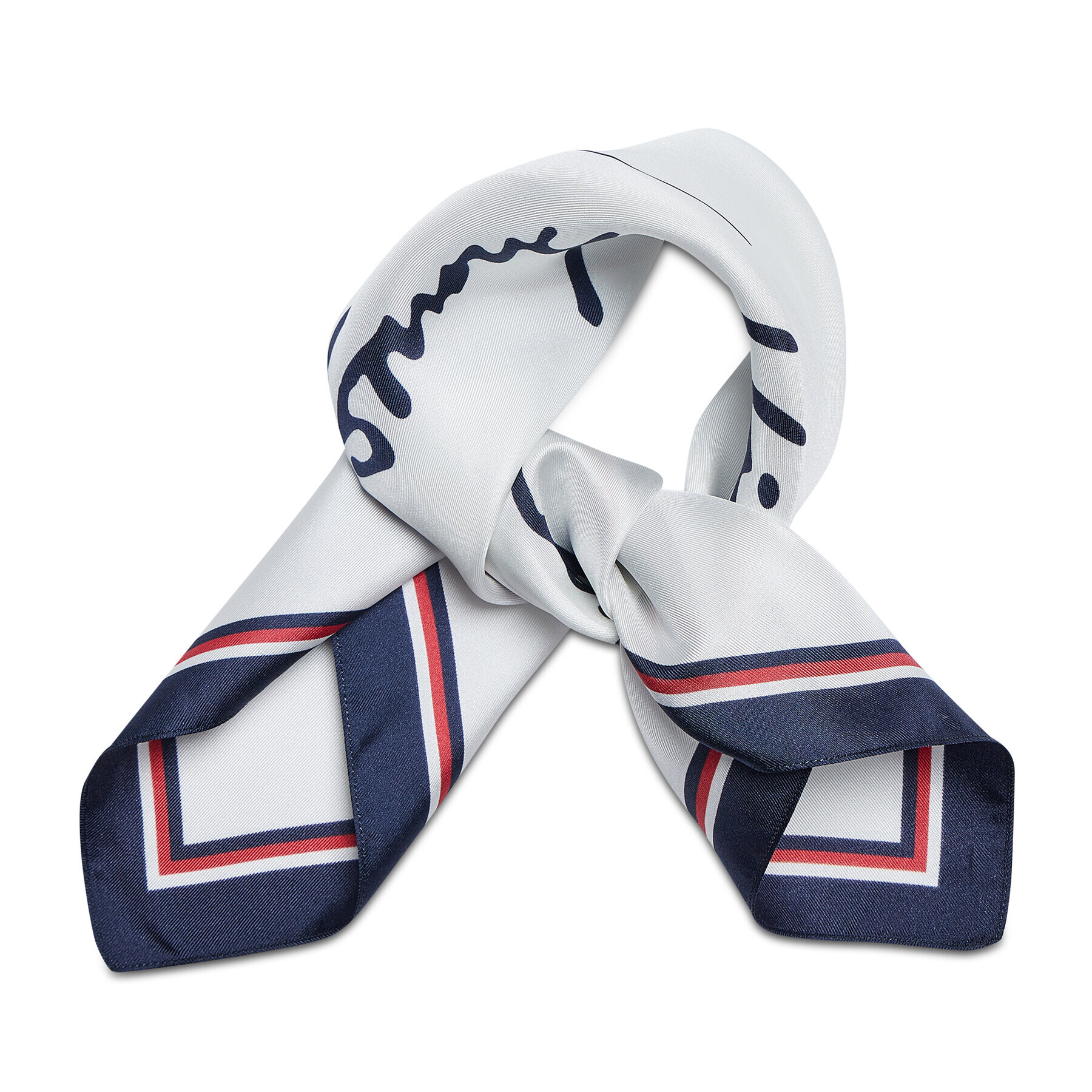 Tommy Hilfiger Eșarfă Iconic AW0AW11684 Alb - Pled.ro