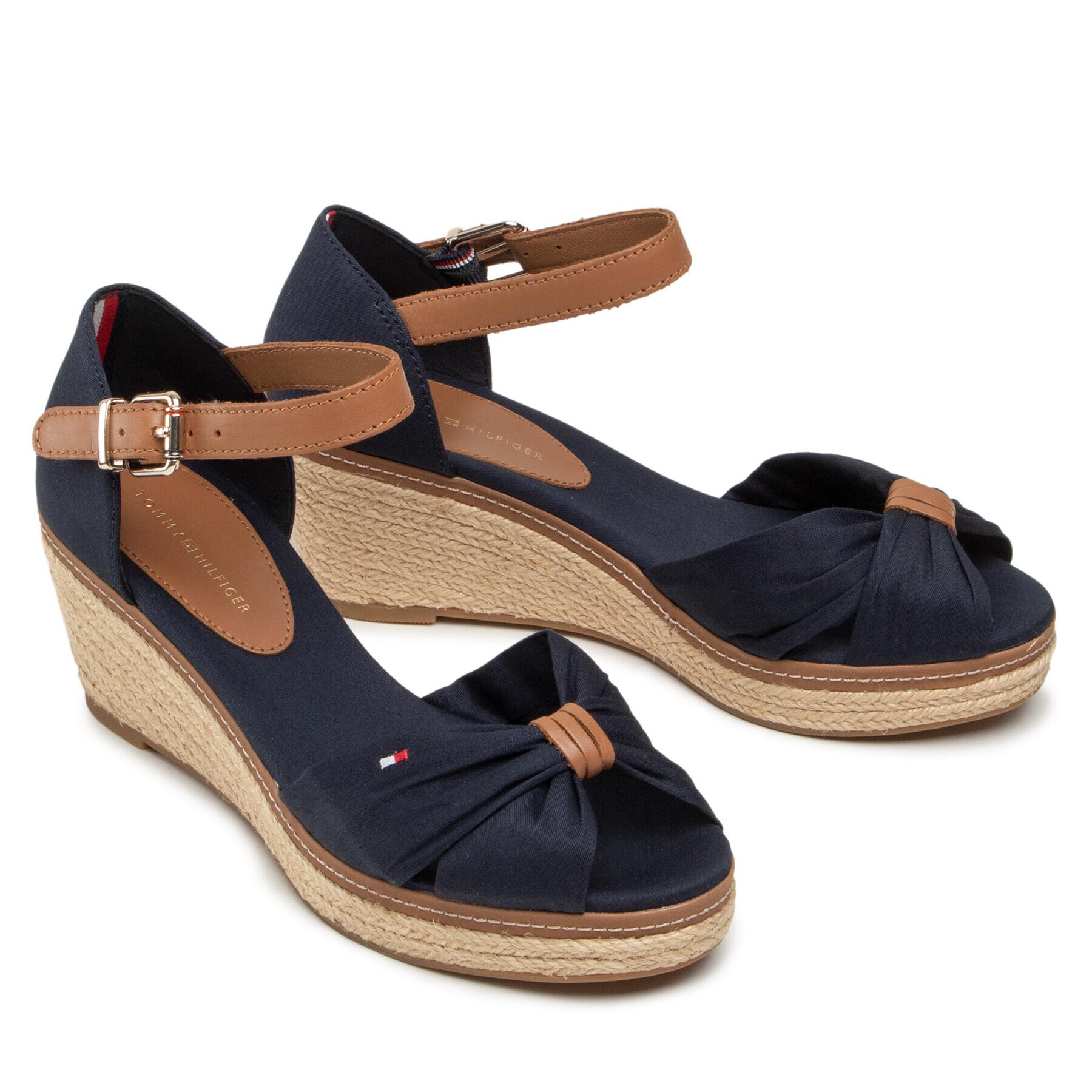 Tommy Hilfiger Espadrile Elba 40D FW0FW00906 Bleumarin - Pled.ro