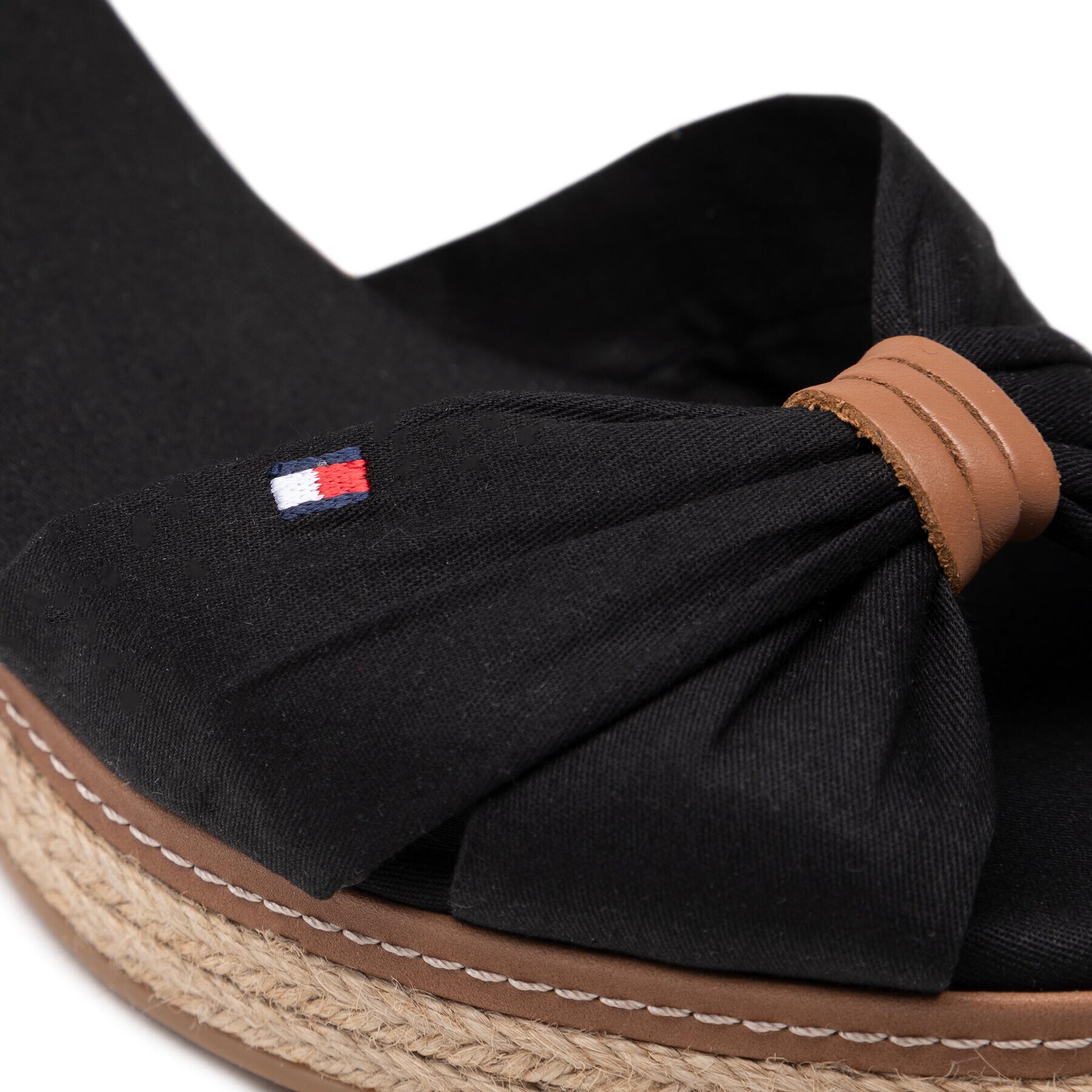 Tommy Hilfiger Espadrile Elba 40D FW0FW00906 Negru - Pled.ro