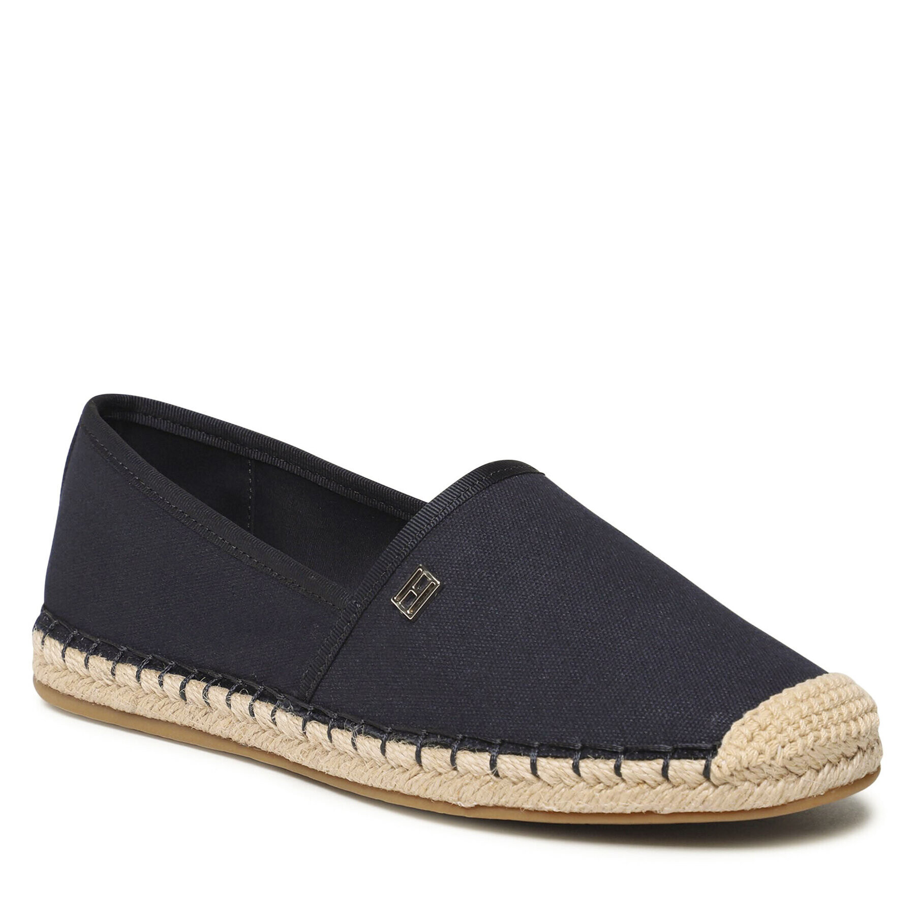 Tommy Hilfiger Espadrile Essential Espadrille FW0FW07458 Bleumarin - Pled.ro