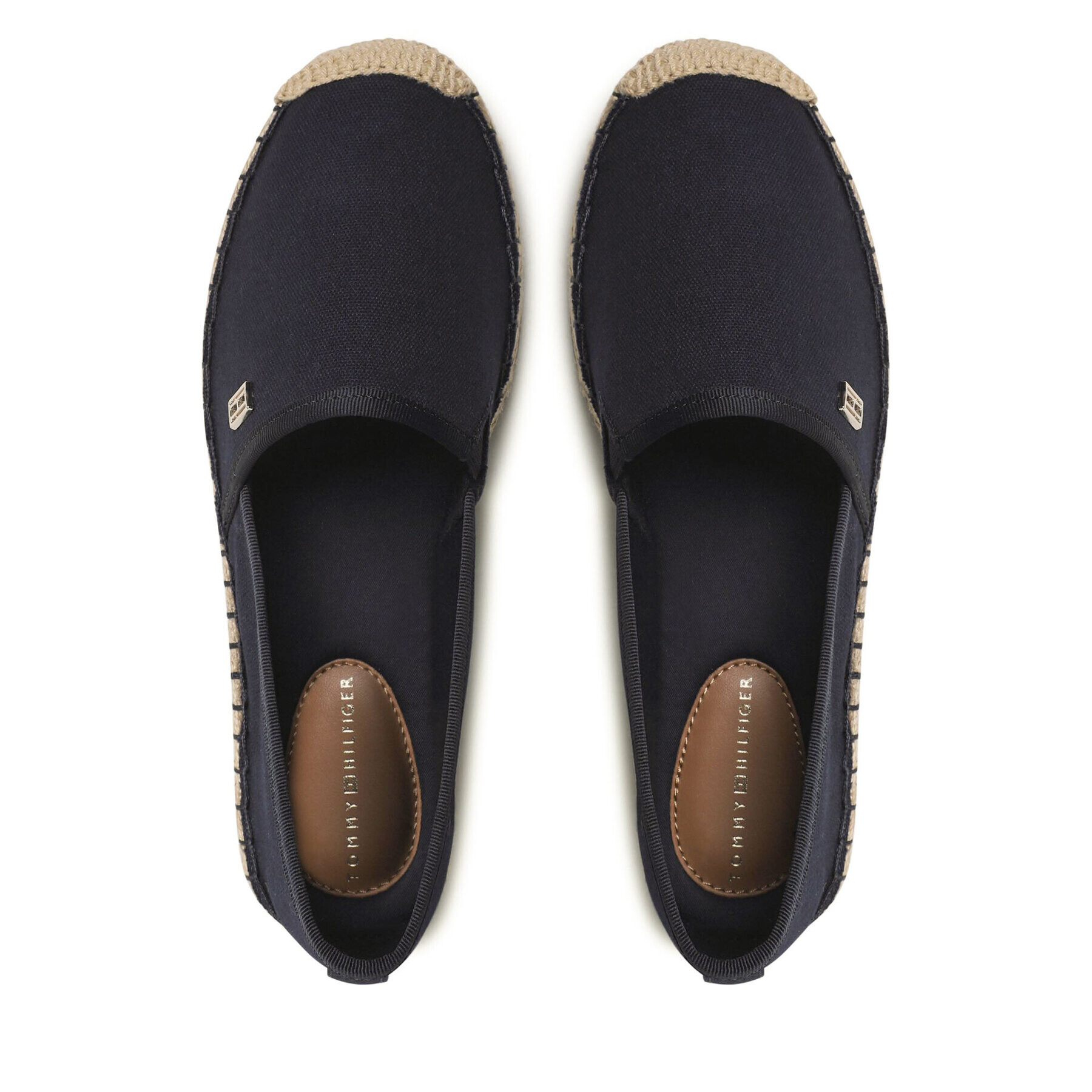 Tommy Hilfiger Espadrile Essential Espadrille FW0FW07458 Bleumarin - Pled.ro