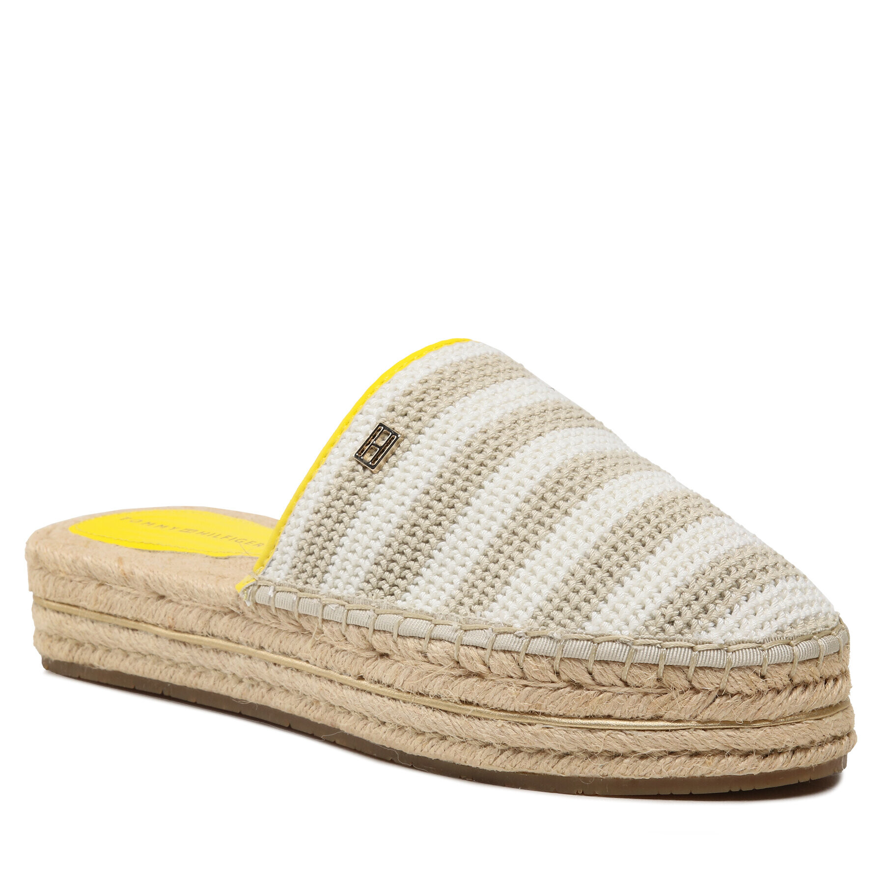 Tommy Hilfiger Espadrile Feminine Crochet Mule Espadrille FW0FW07278 Bej - Pled.ro