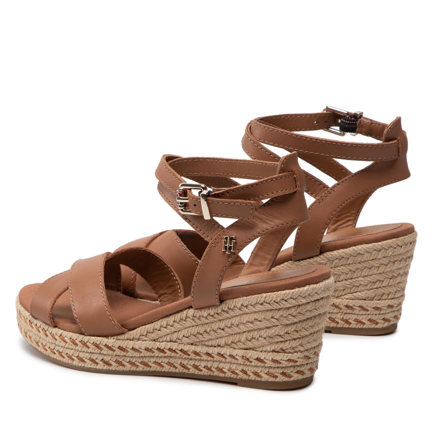 Tommy Hilfiger Espadrile Feminine Low Wedge Sandal FW0FW06303 Maro - Pled.ro