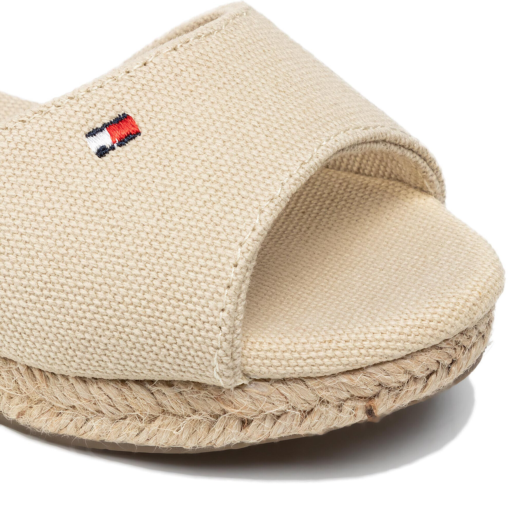 Tommy Hilfiger Espadrile Rope Wedge Sandal T3A7-32185-0048 M Bej - Pled.ro