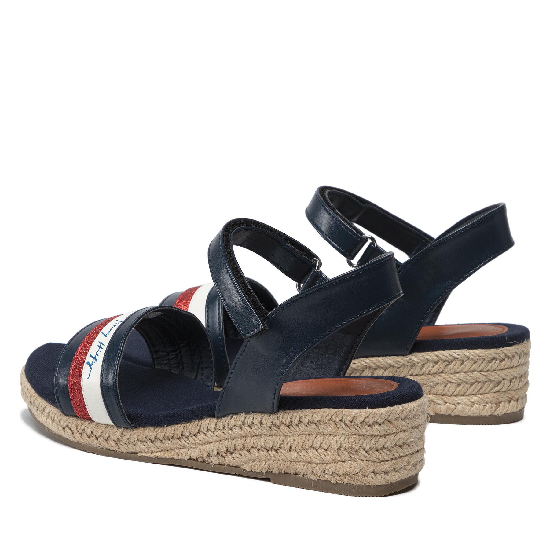 Tommy Hilfiger Espadrile Rope Wedge Sandal T3A7-32188-1379 Bleumarin - Pled.ro