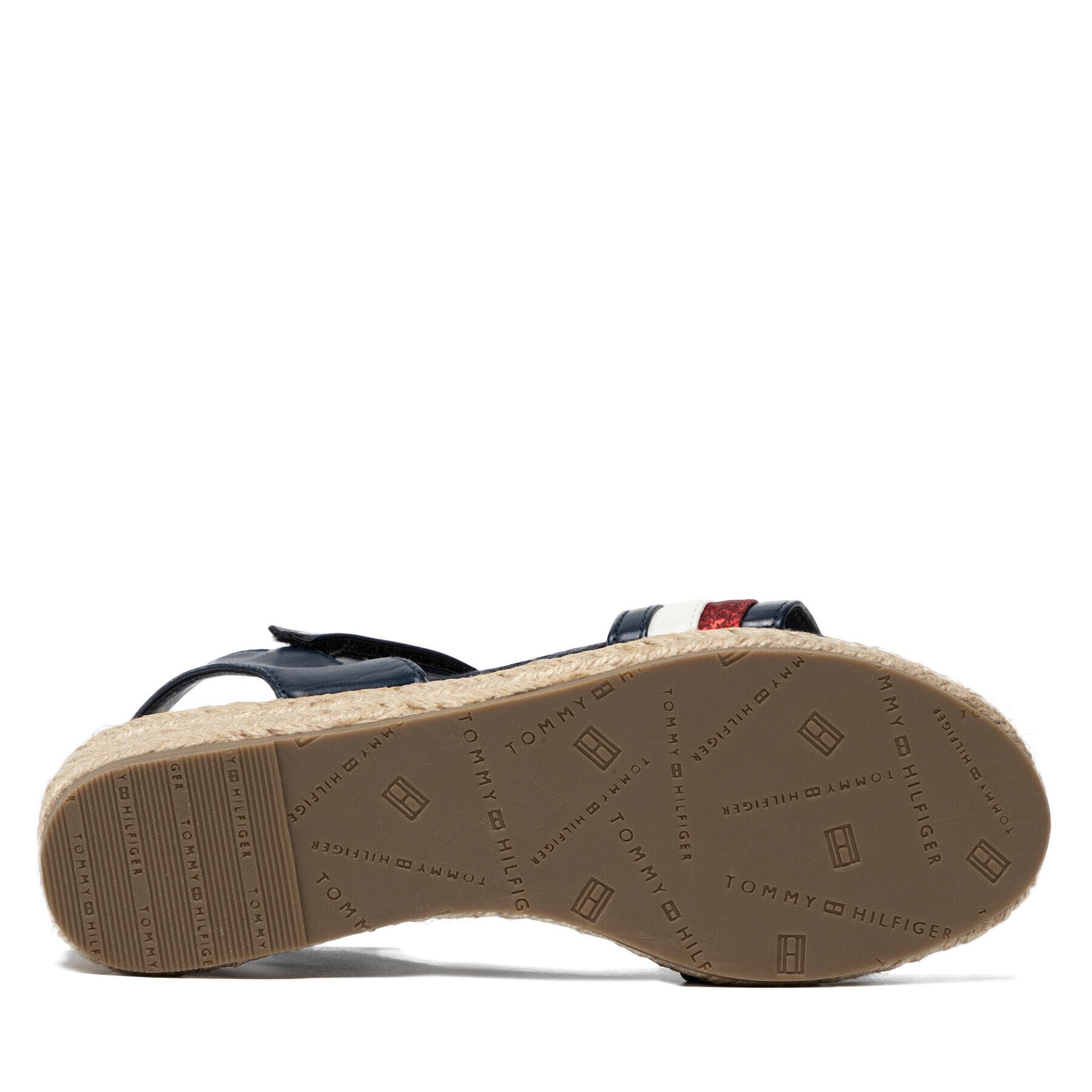 Tommy Hilfiger Espadrile Rope Wedge Sandal T3A7-32188-1379 Bleumarin - Pled.ro