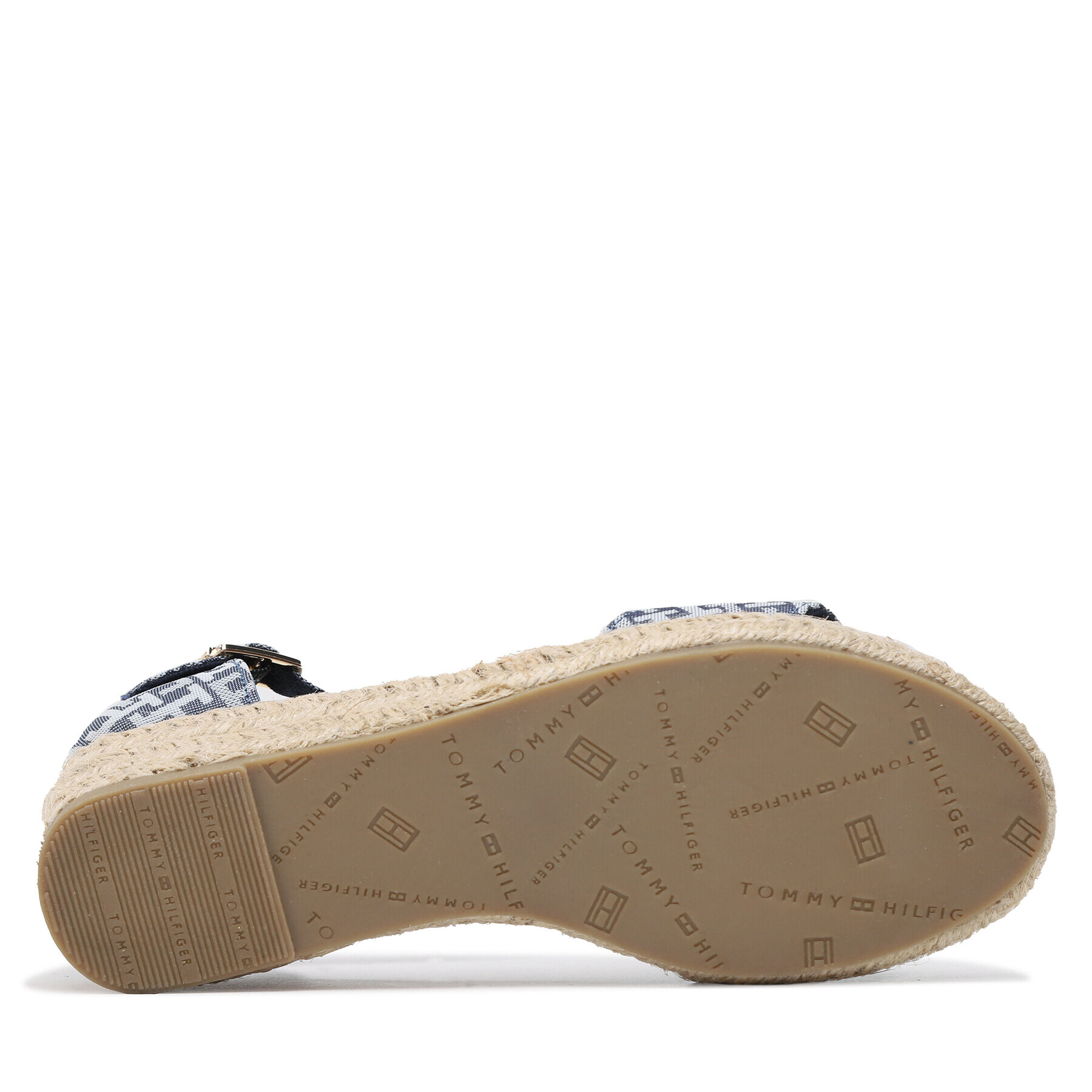 Tommy Hilfiger Espadrile Rope Wedge Sandal T3A7-32776-0048 M Bleumarin - Pled.ro