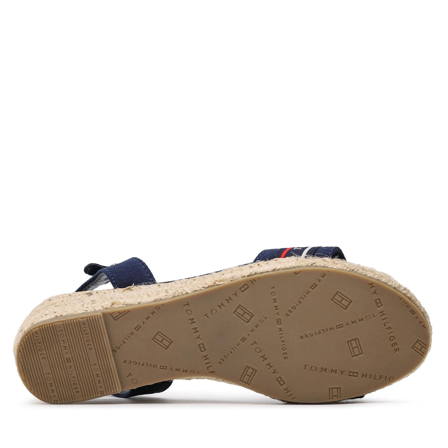 Tommy Hilfiger Espadrile Rope Wedge Sandal T3A7-32777-0048 M Bleumarin - Pled.ro