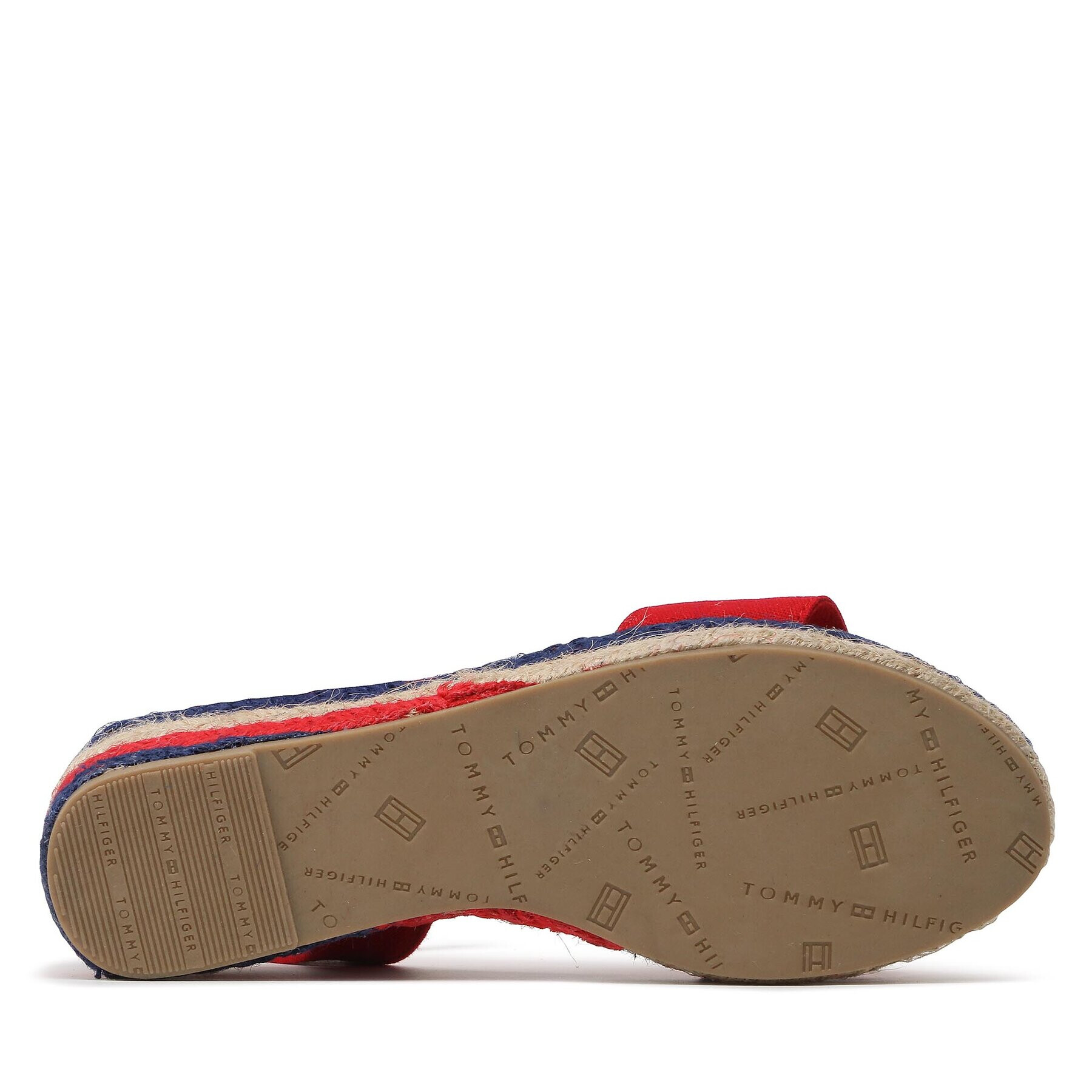 Tommy Hilfiger Espadrile Rope Wedge T3A7-32778-0048 M Roșu - Pled.ro